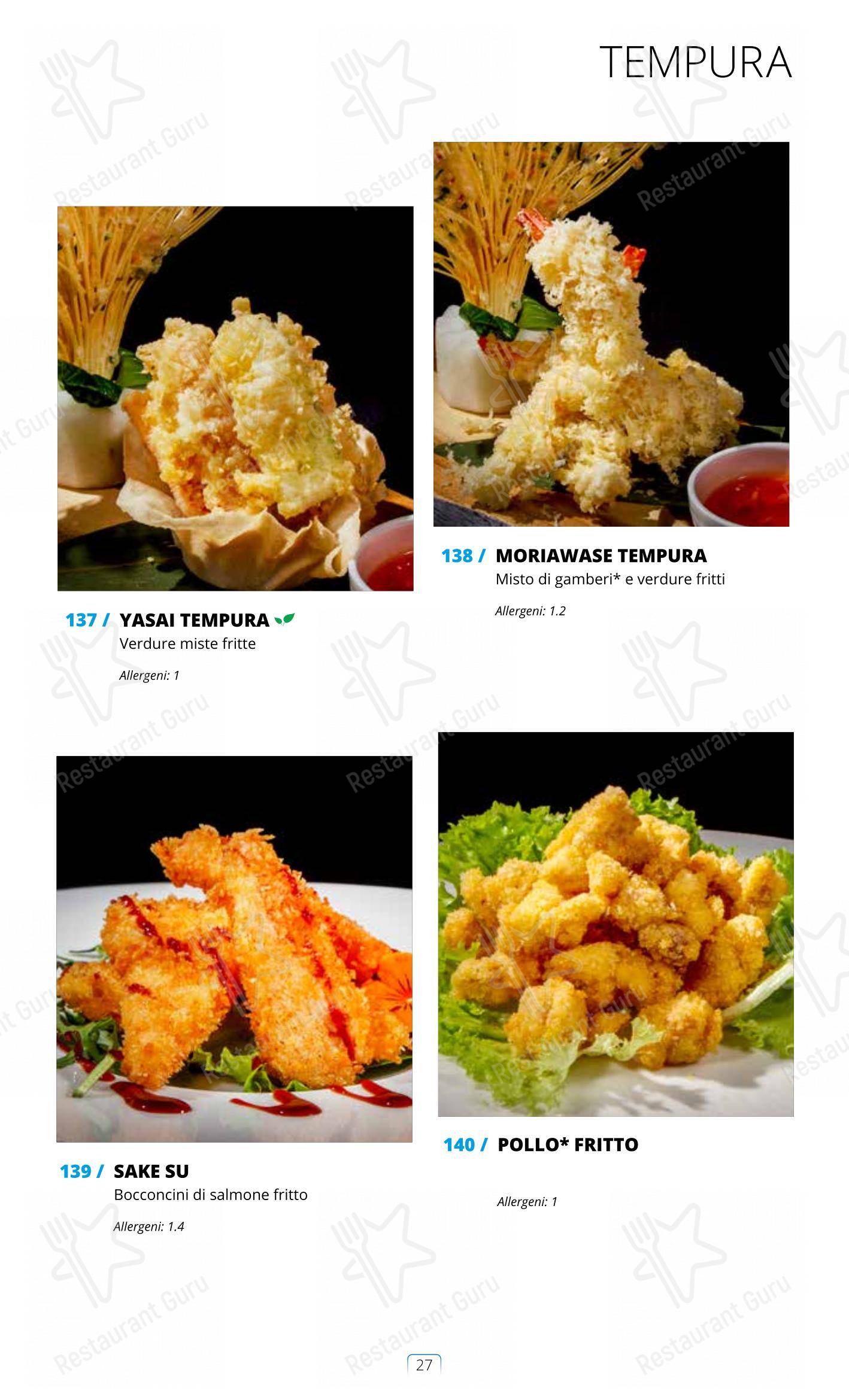 Menu di Sushi City Como