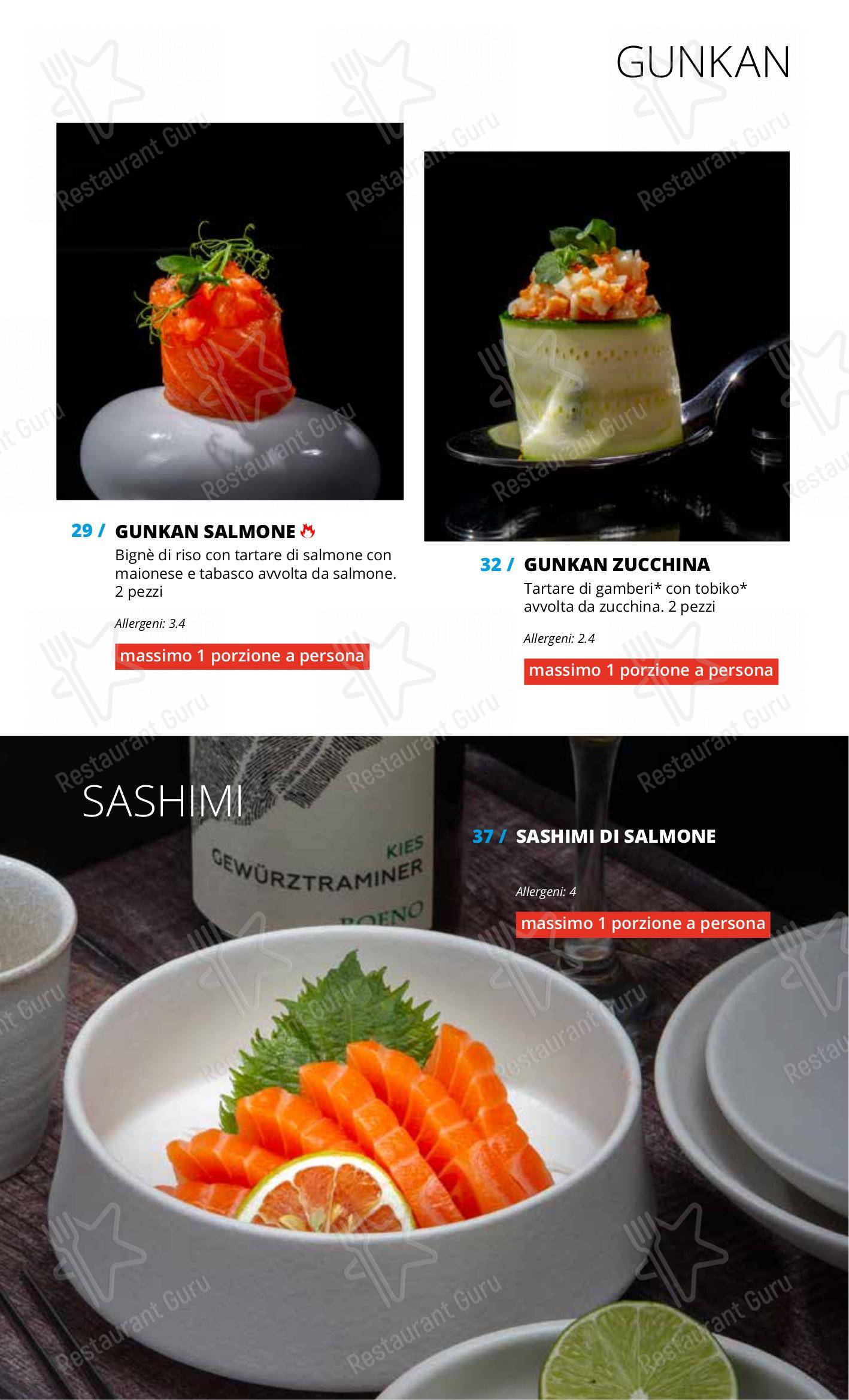 Sushi City Como in Como - 菜单