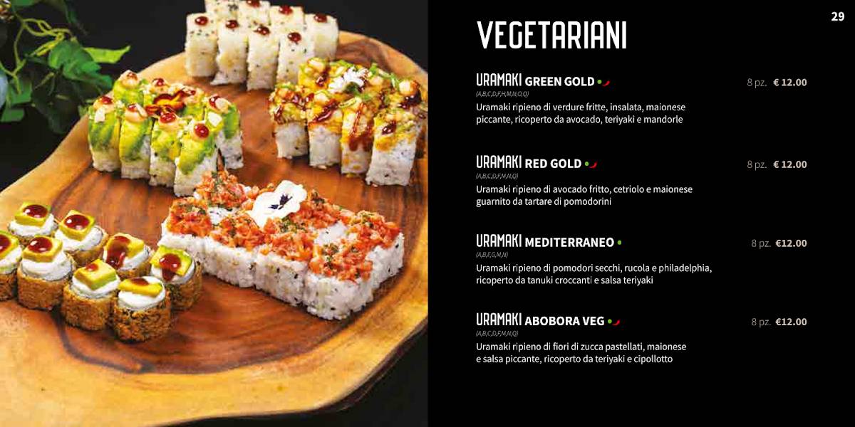 Menu di Sushi Corner Riccione 