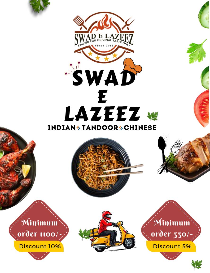Swad E Lazeez menu