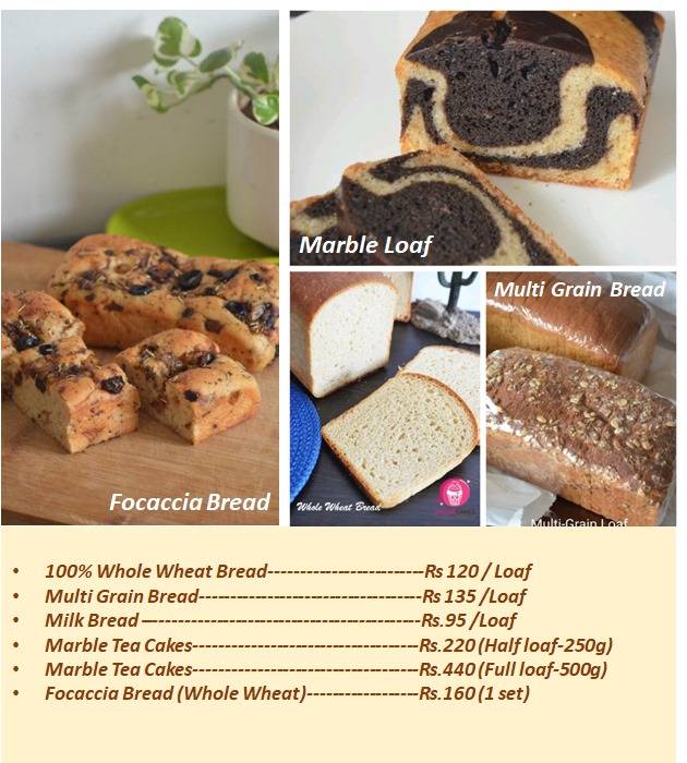 Swoon Cakes menu