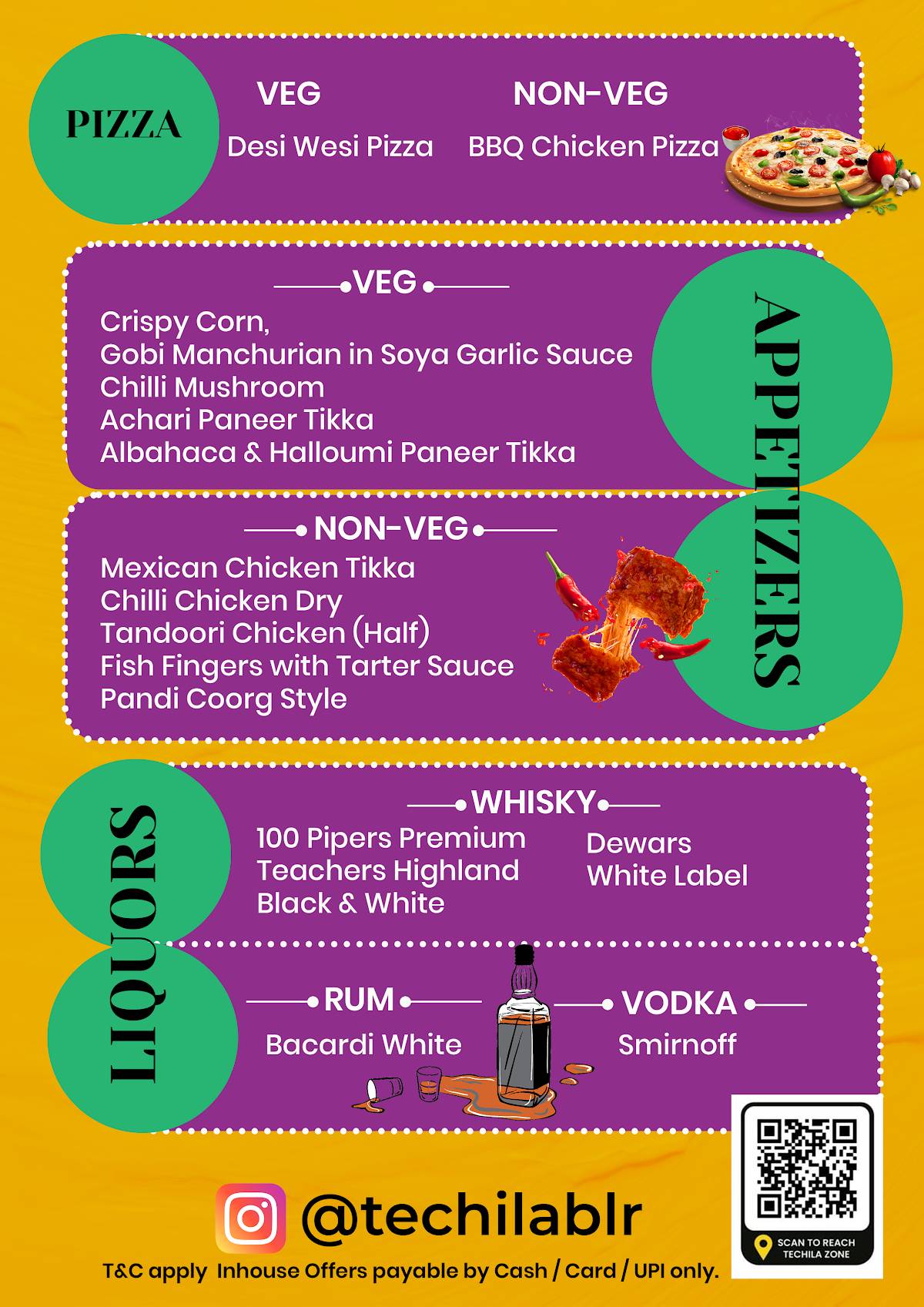 TECHila menu