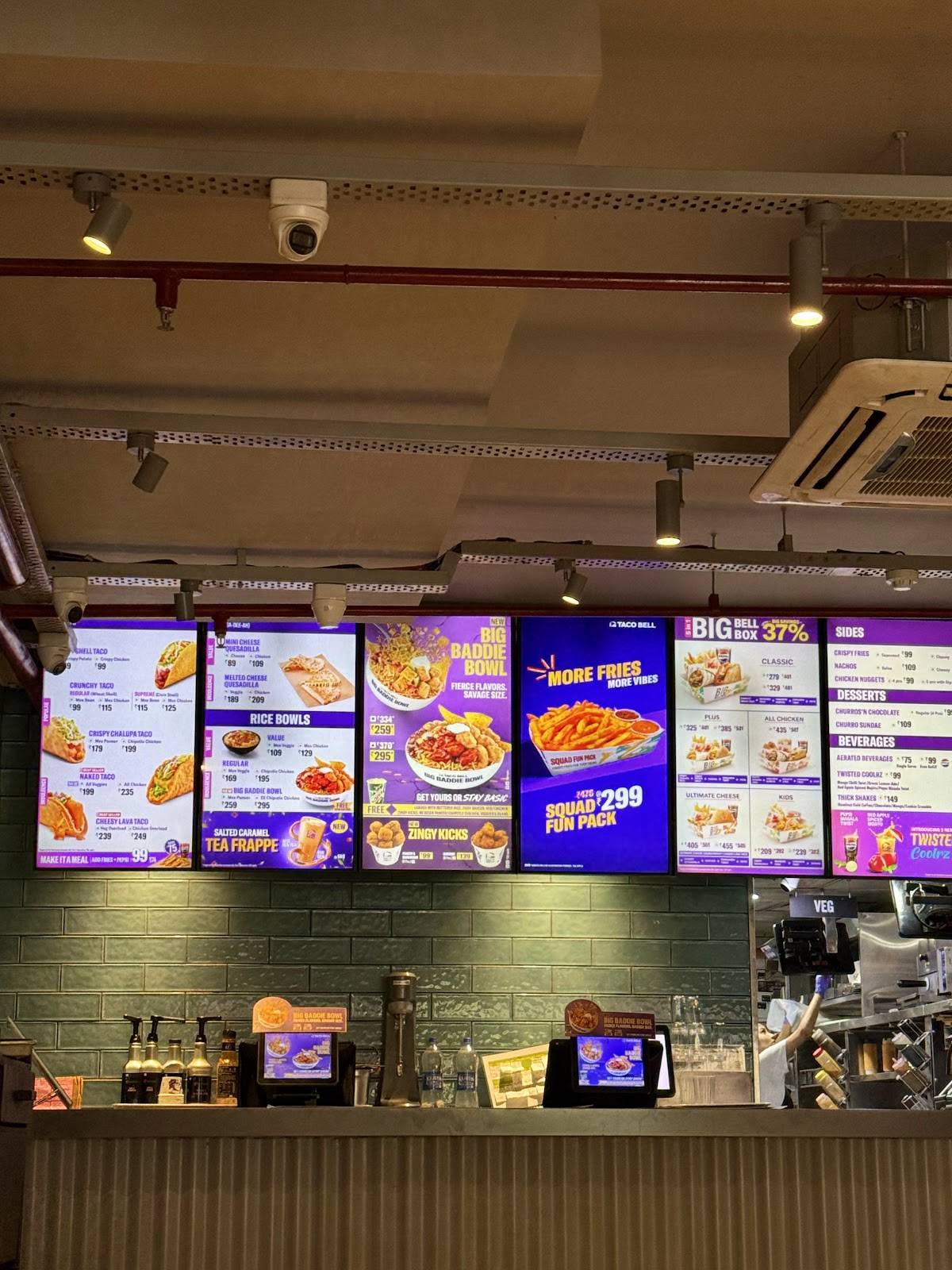 Taco Bell menu