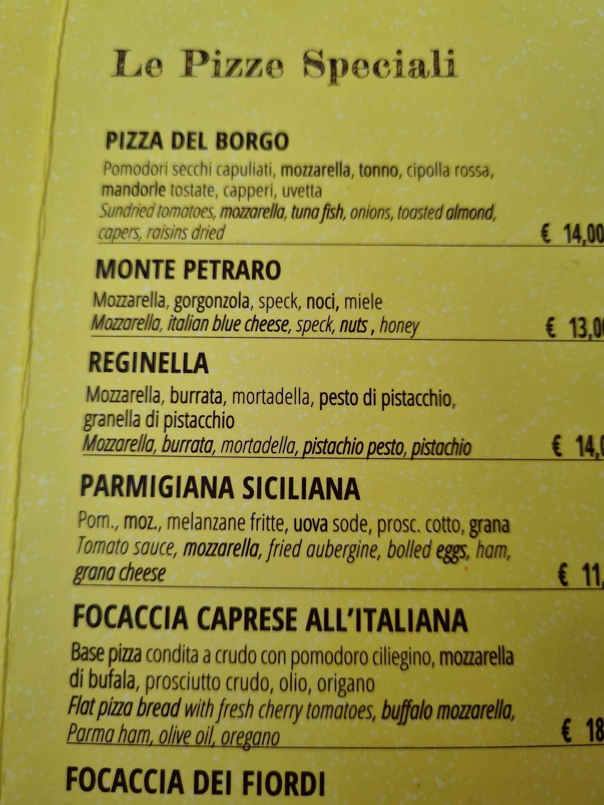 Menu di Osteria da Rita (dal 1991) 