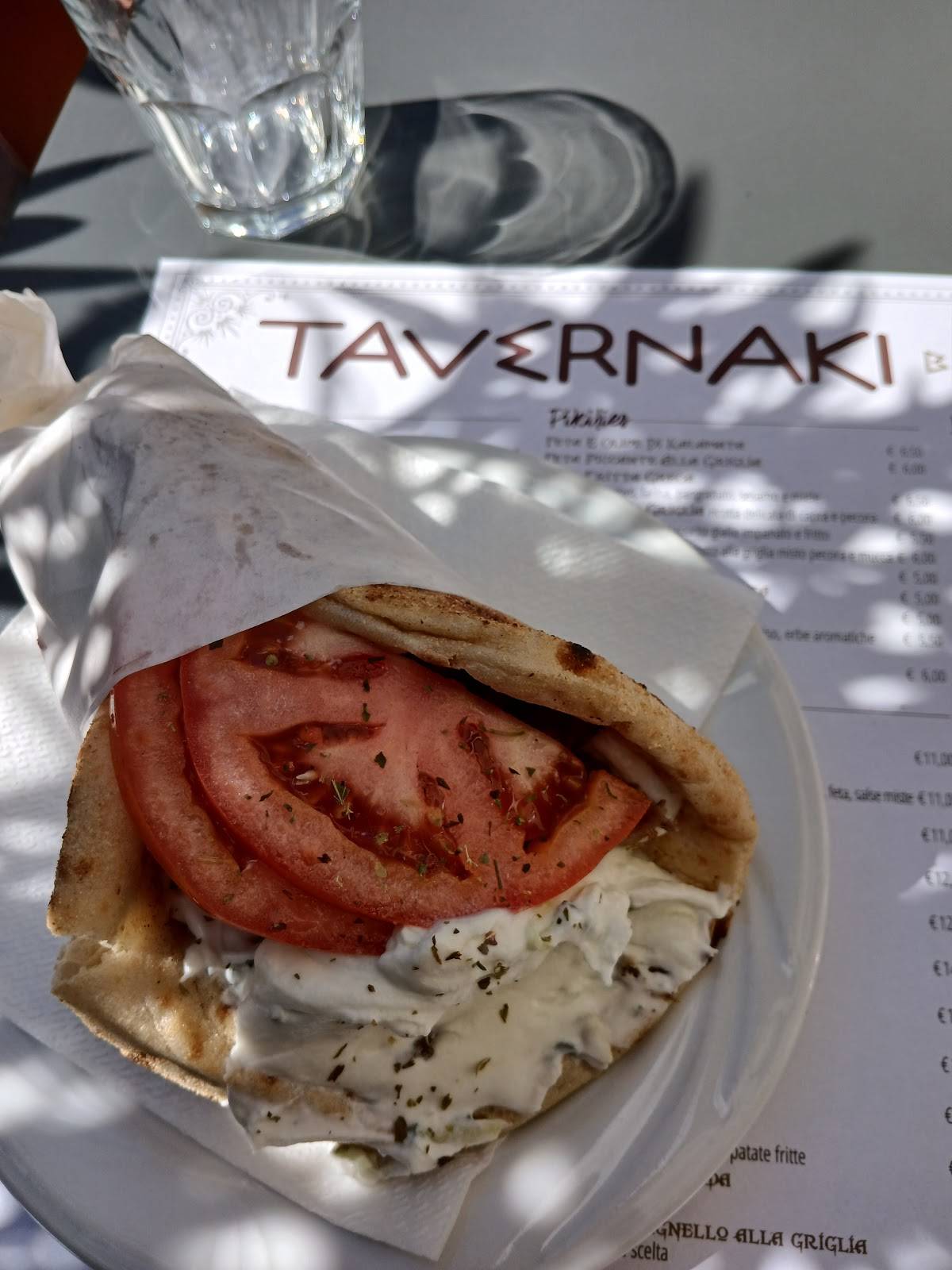 Menu di Tavernaki Bologna 