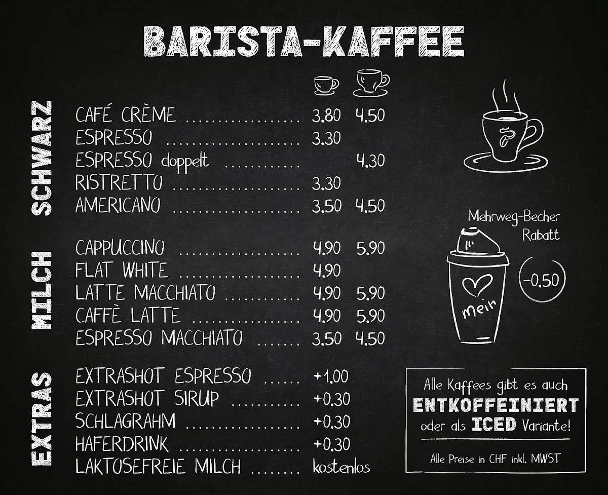 Menu di Tchibo Filiale und Kaffeebar 
