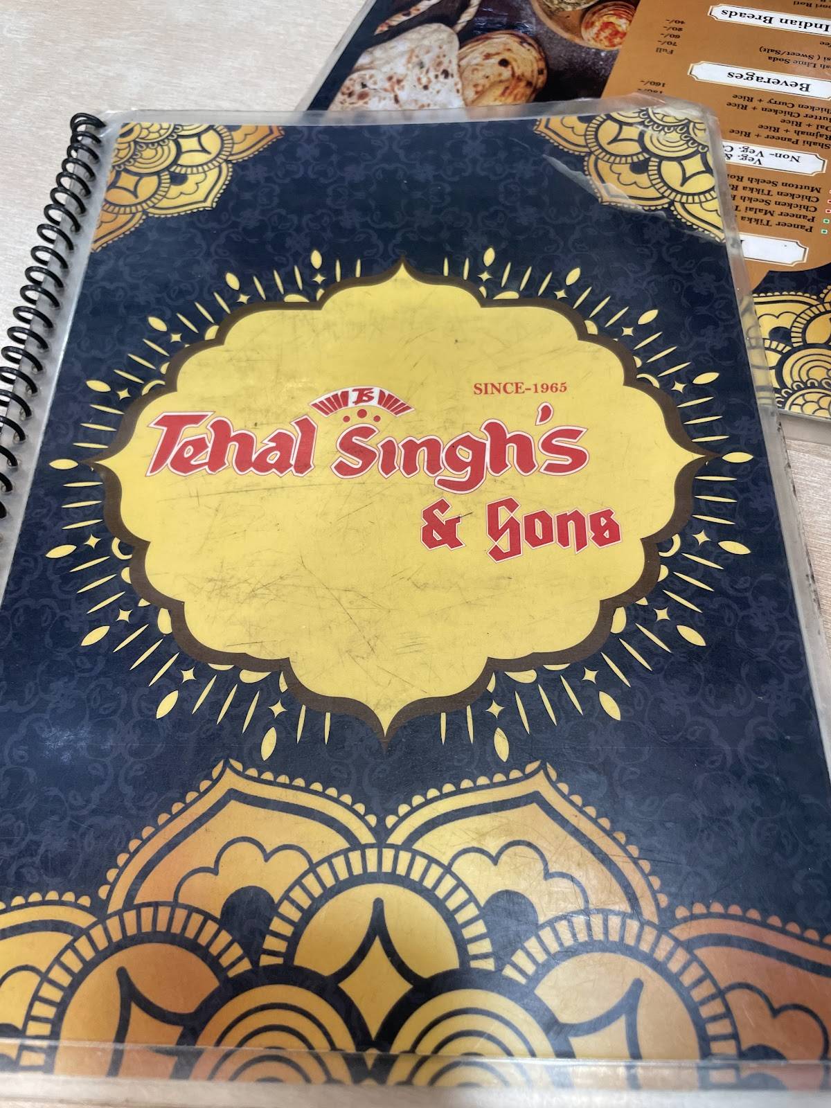 Tehal Singh’s Dhaba & Restaurant menu