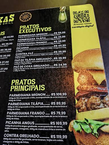 Texas Burger e Grill cardápio