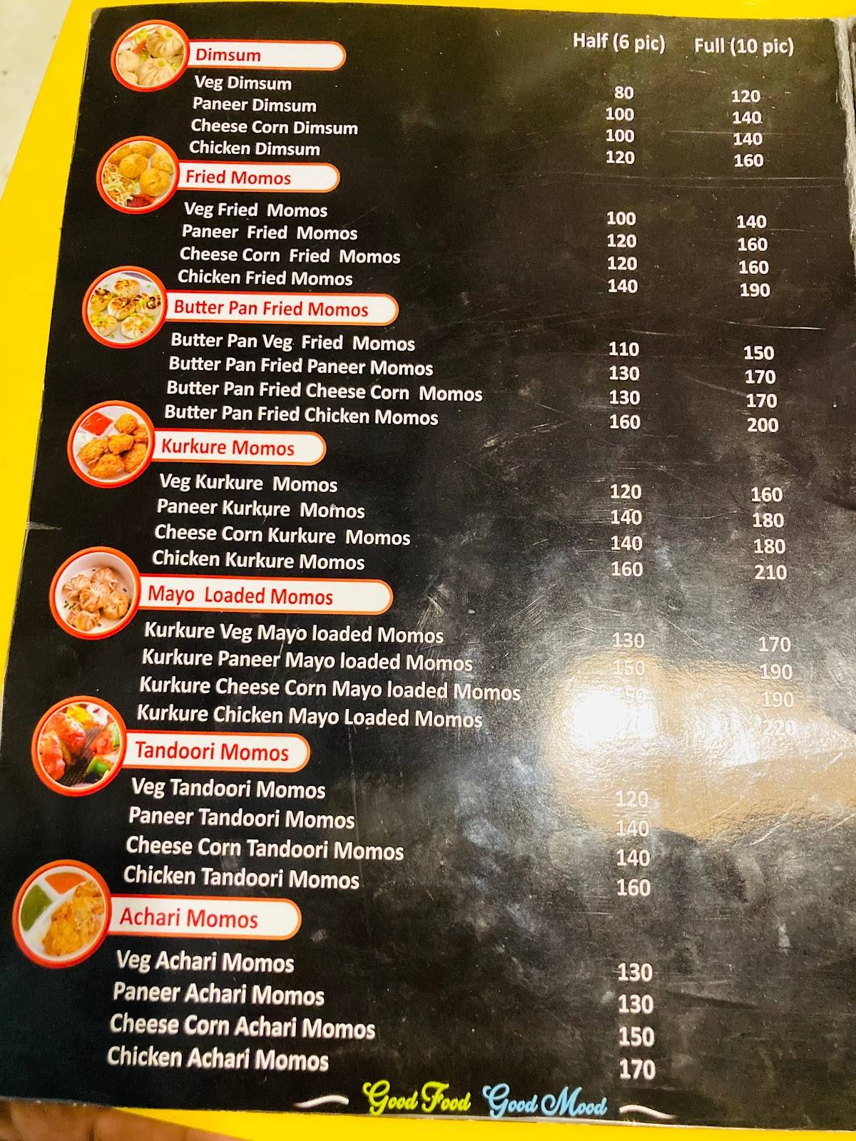The Banaras junction menu