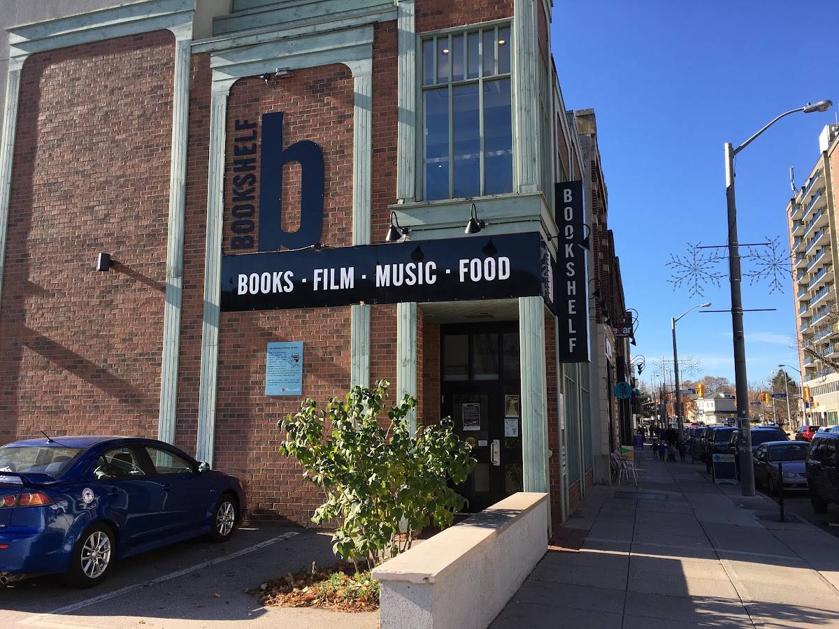 Menu at The Bookshelf cafe, Guelph