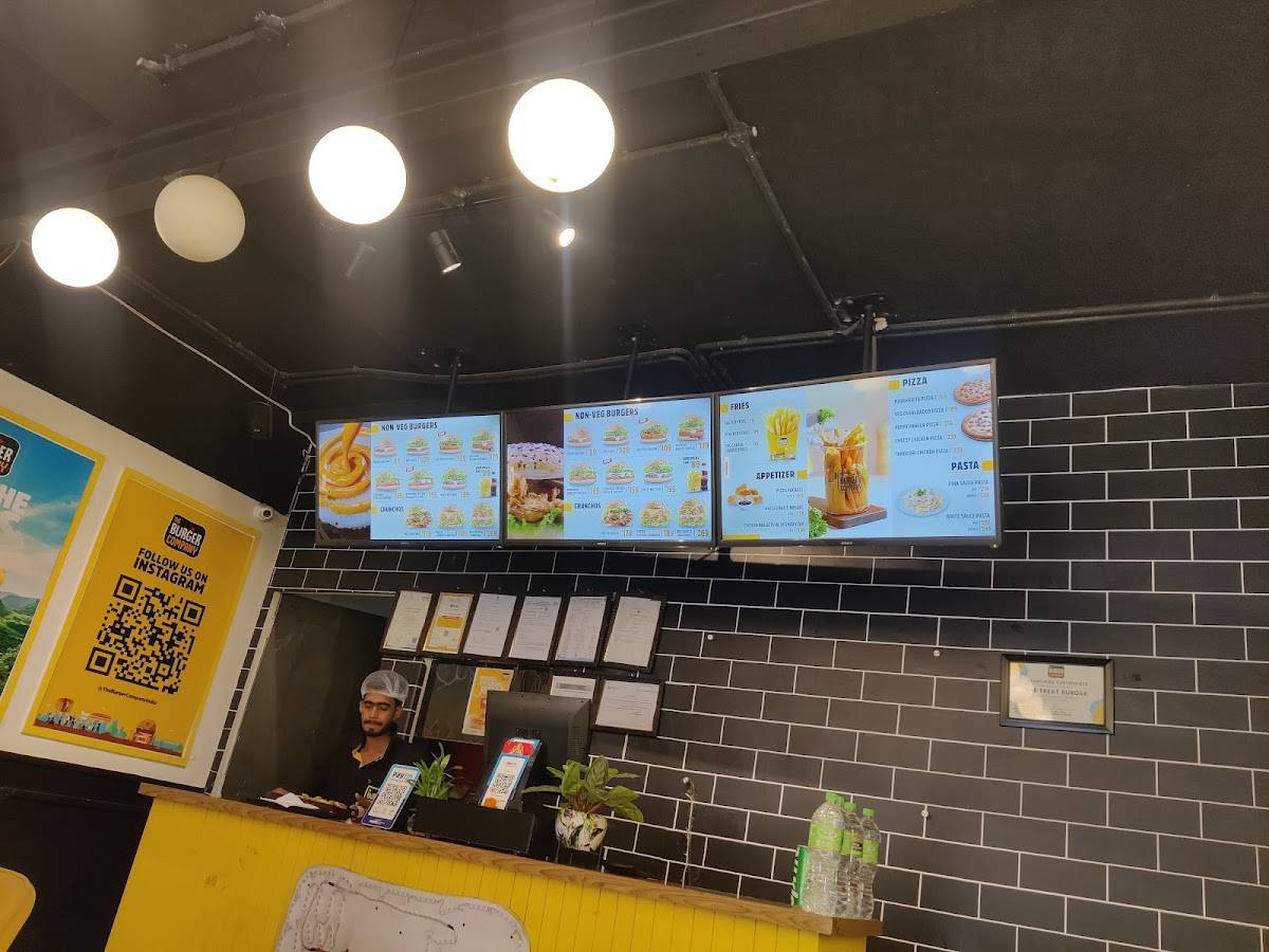 The Burger Company menu