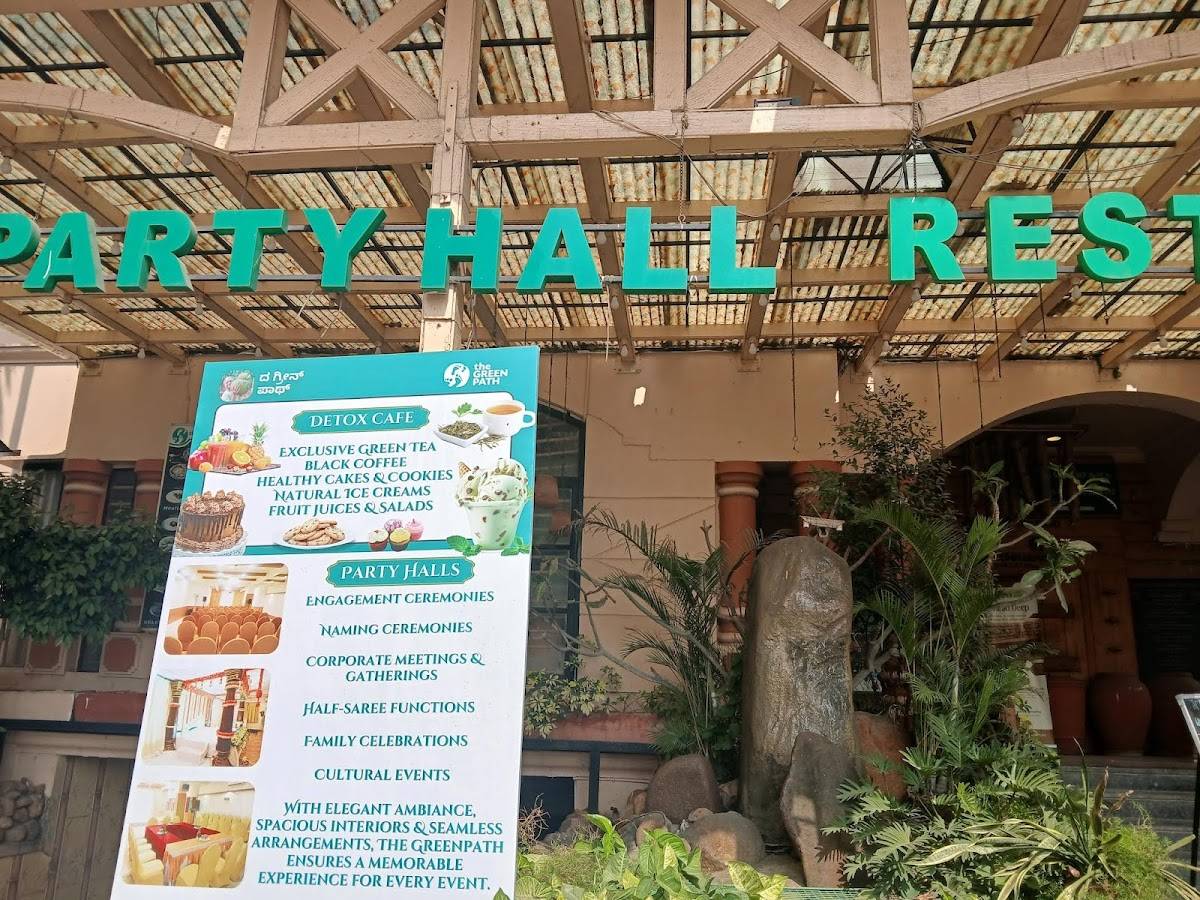 The GreenPath Organic Restaurant menu