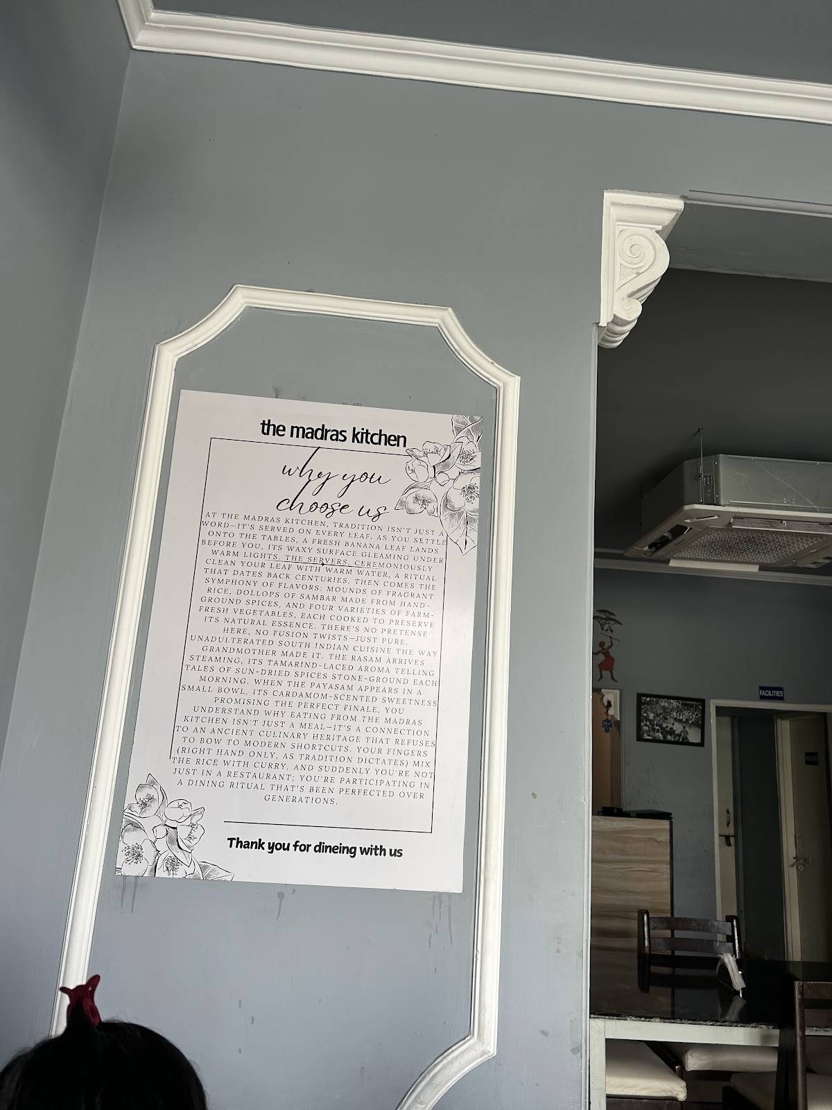 The Madras Kitchen menu