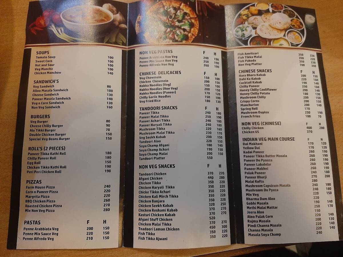 The Mandala menu