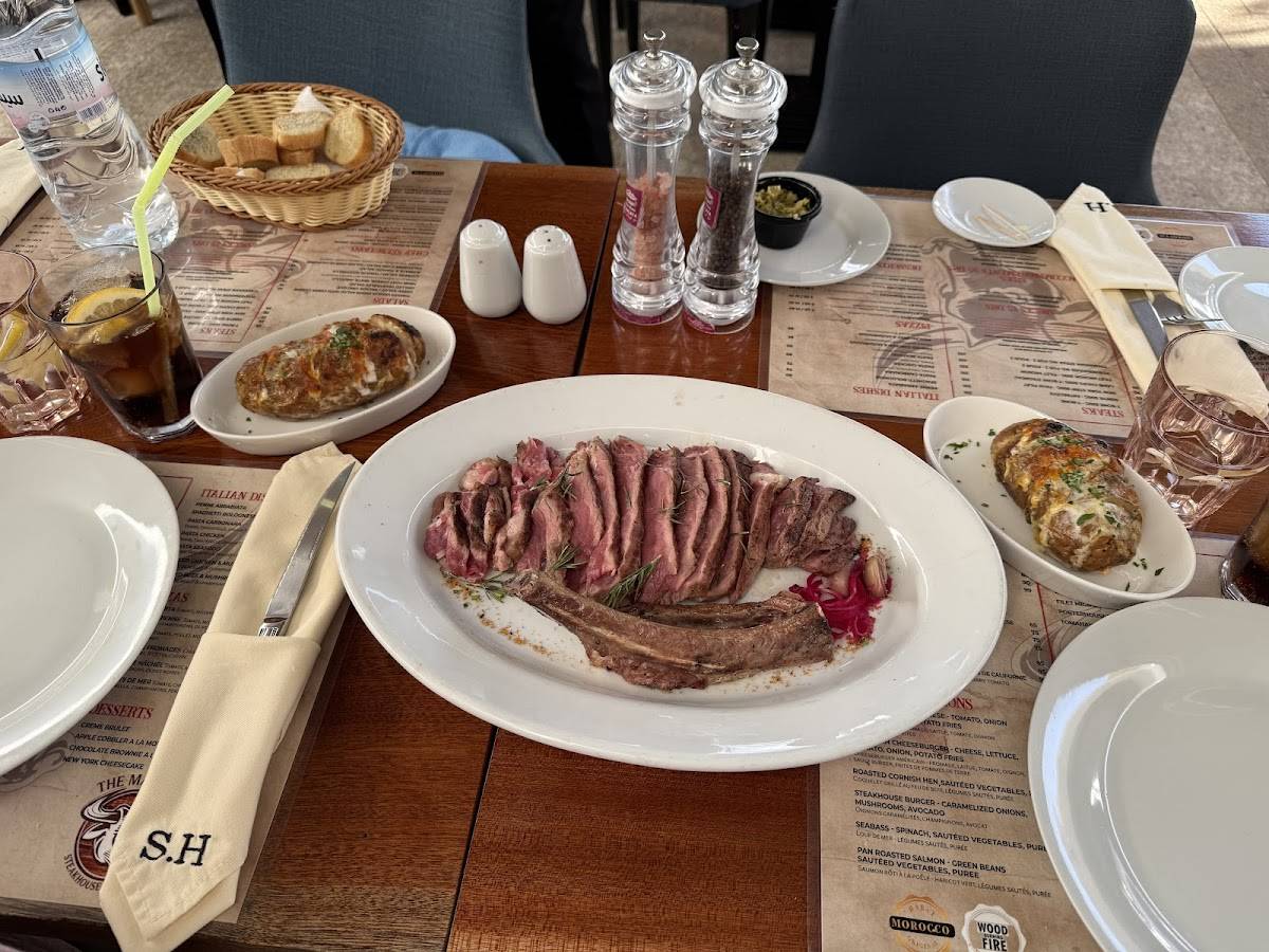 Menu de The Marina Steakhouse Restaurant