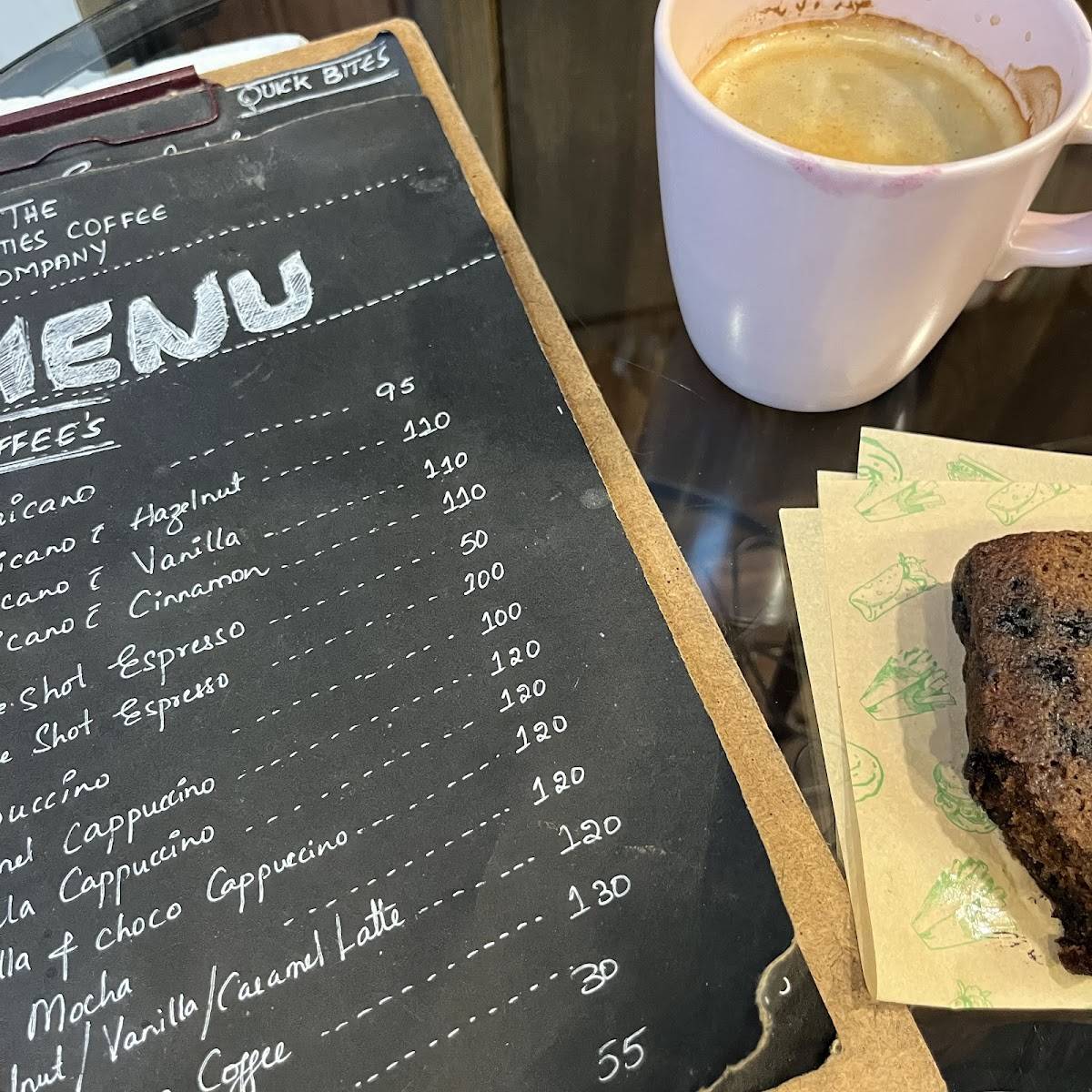 The Nineties Coffee Company menu