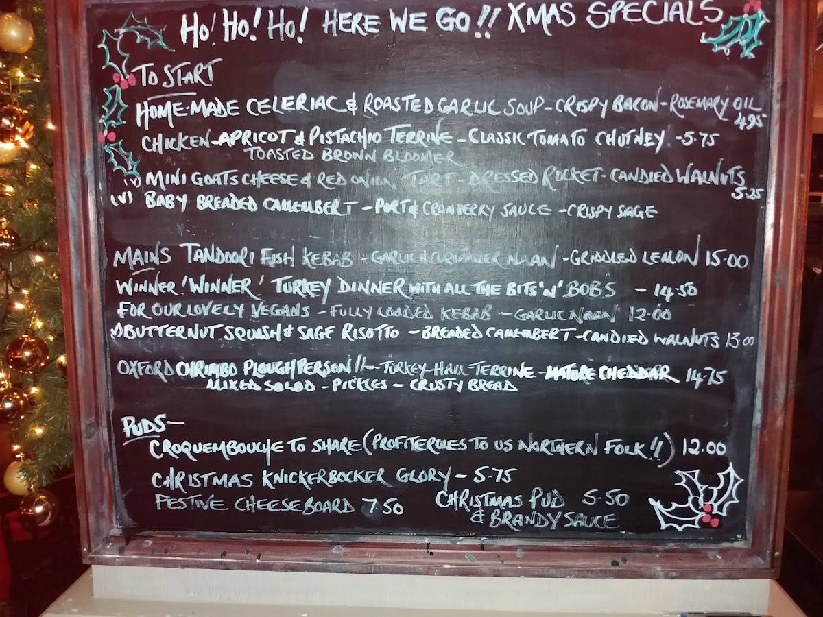 Menu at The Oxford pub & bar, Rochdale, 662 Whitworth Rd