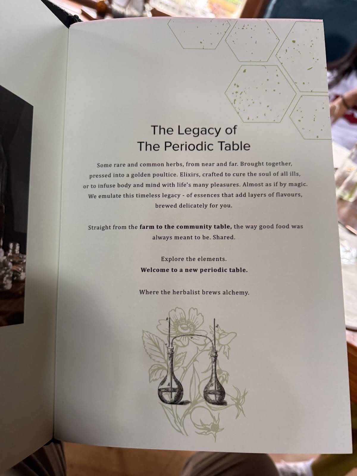 The Periodic Table menu