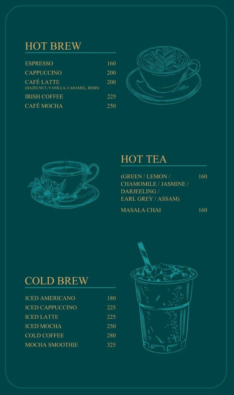 TheGreenTable menu