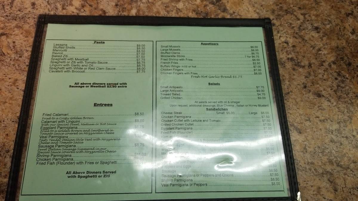 Menu at 3 Bros Pizzeria, Bayonne, 240 Broadway