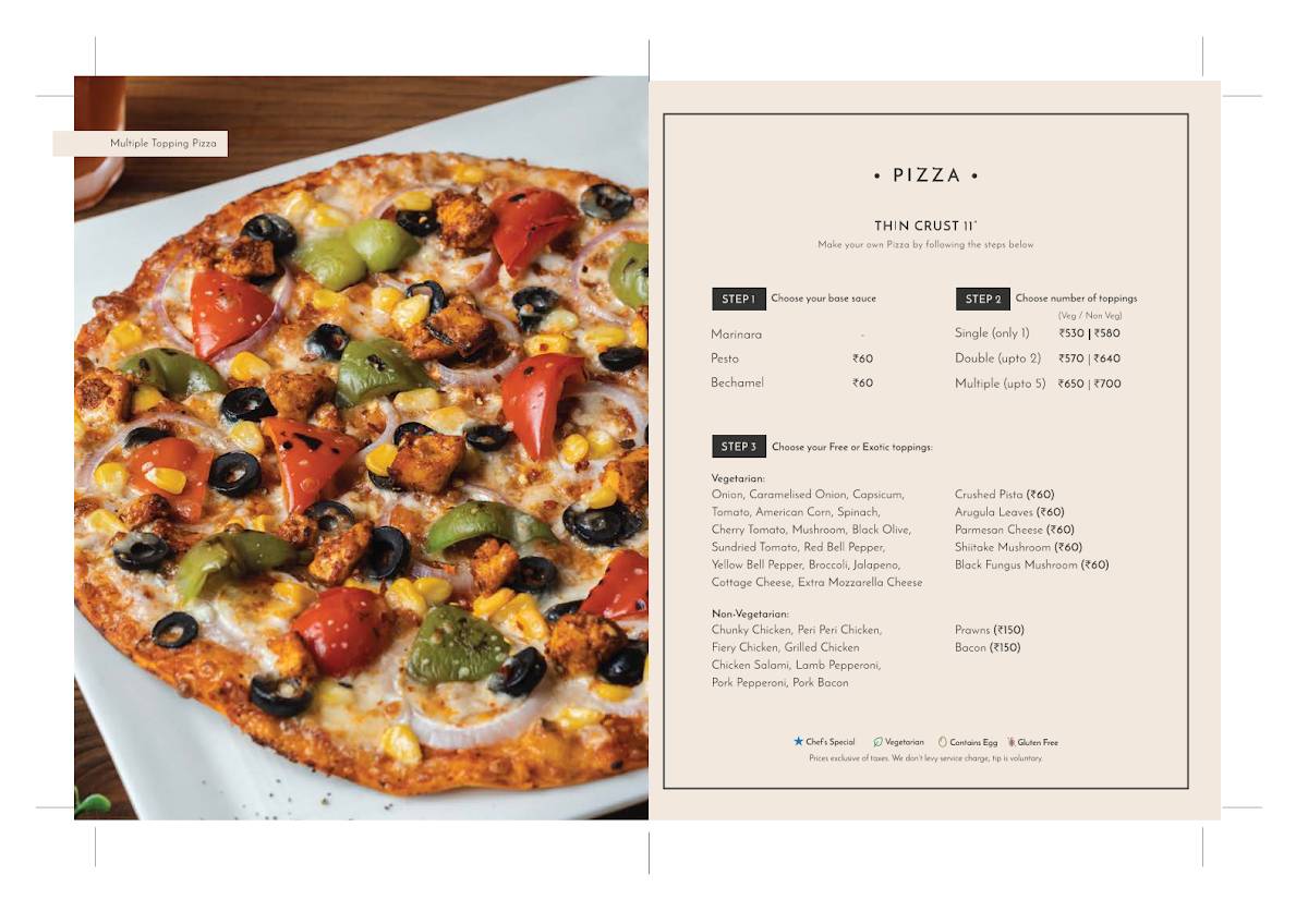 Tiny Tuscan Cafe Galleria Market menu