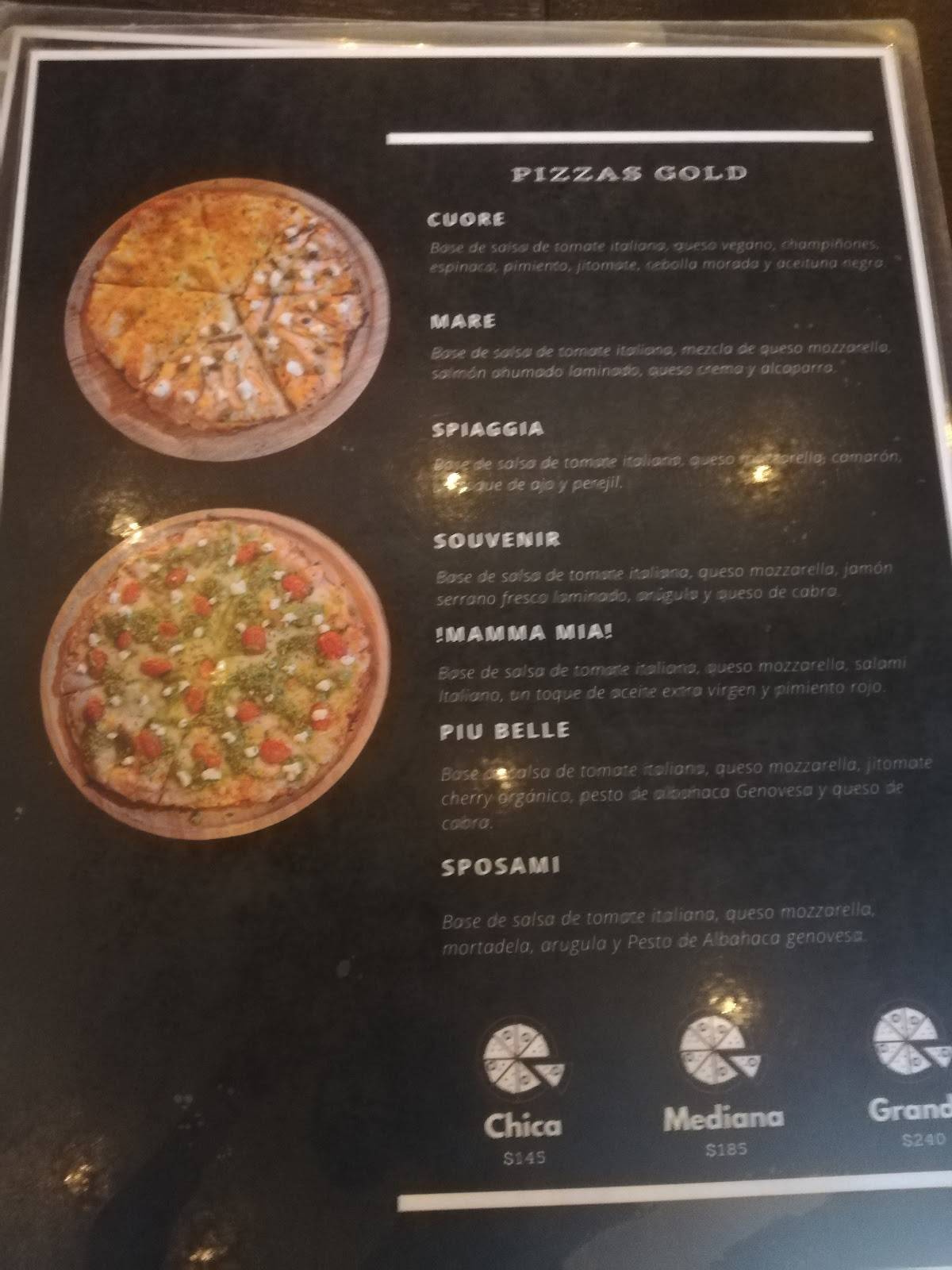 Topolina menu