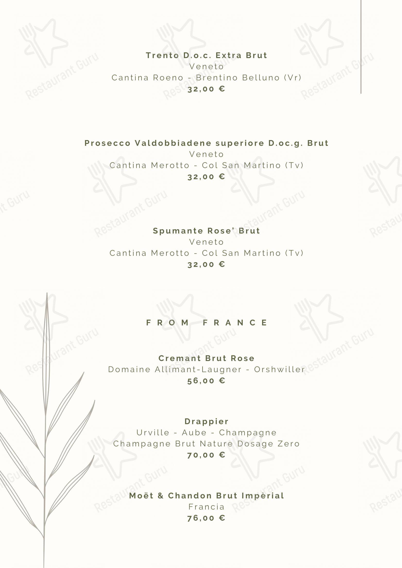 Menu bar per Tre Nodi Ristorante & Beach Bar ristorante