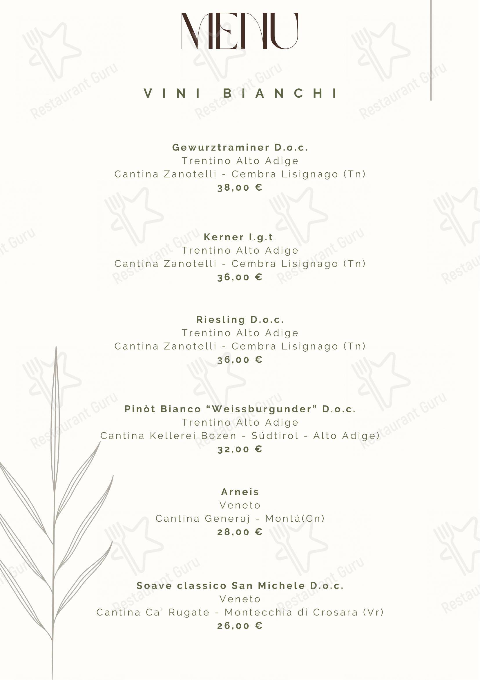 Tre Nodi Ristorante & Beach Bar in Fiumicino - Menu