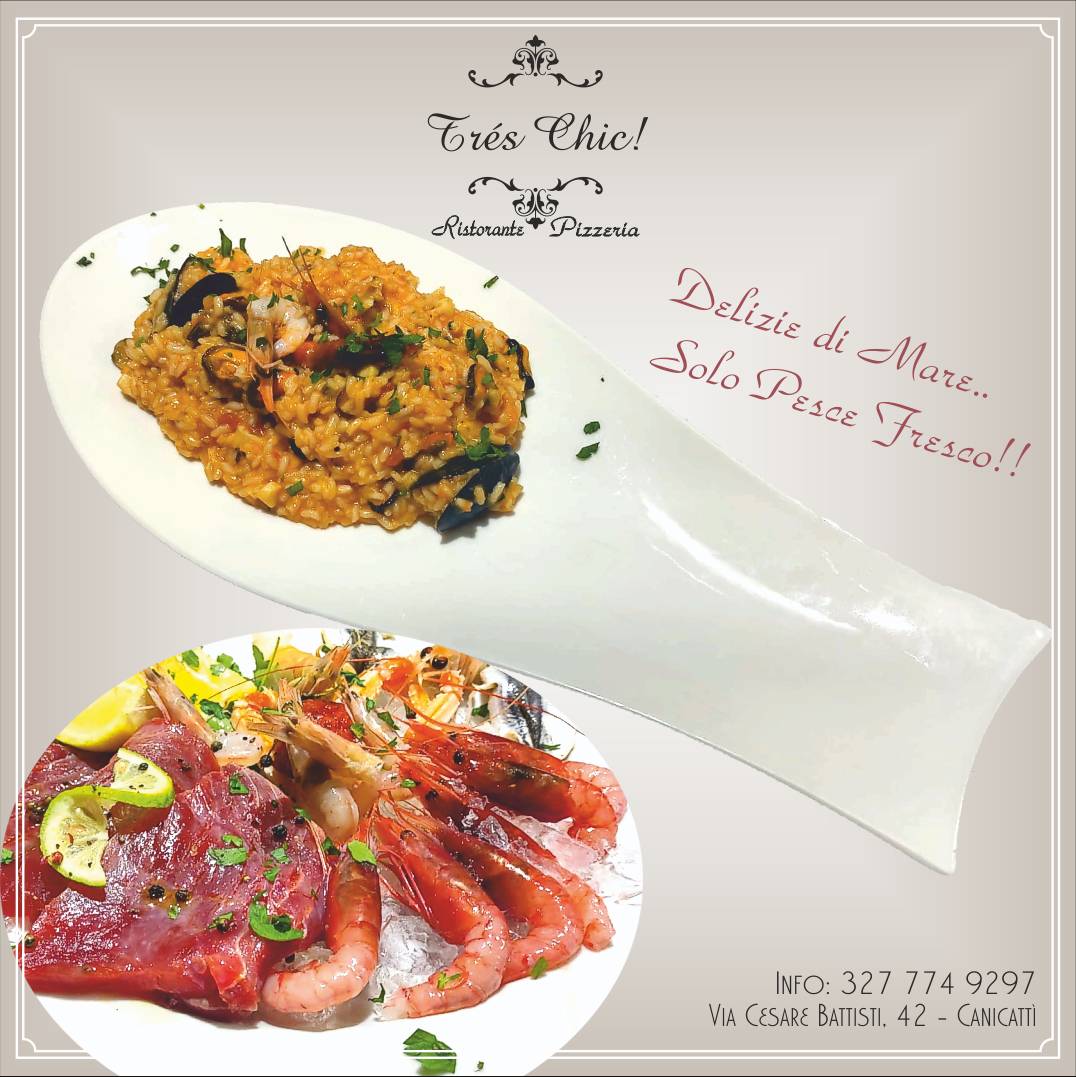 Menu di Très Chic Ristorante Pizzeria 