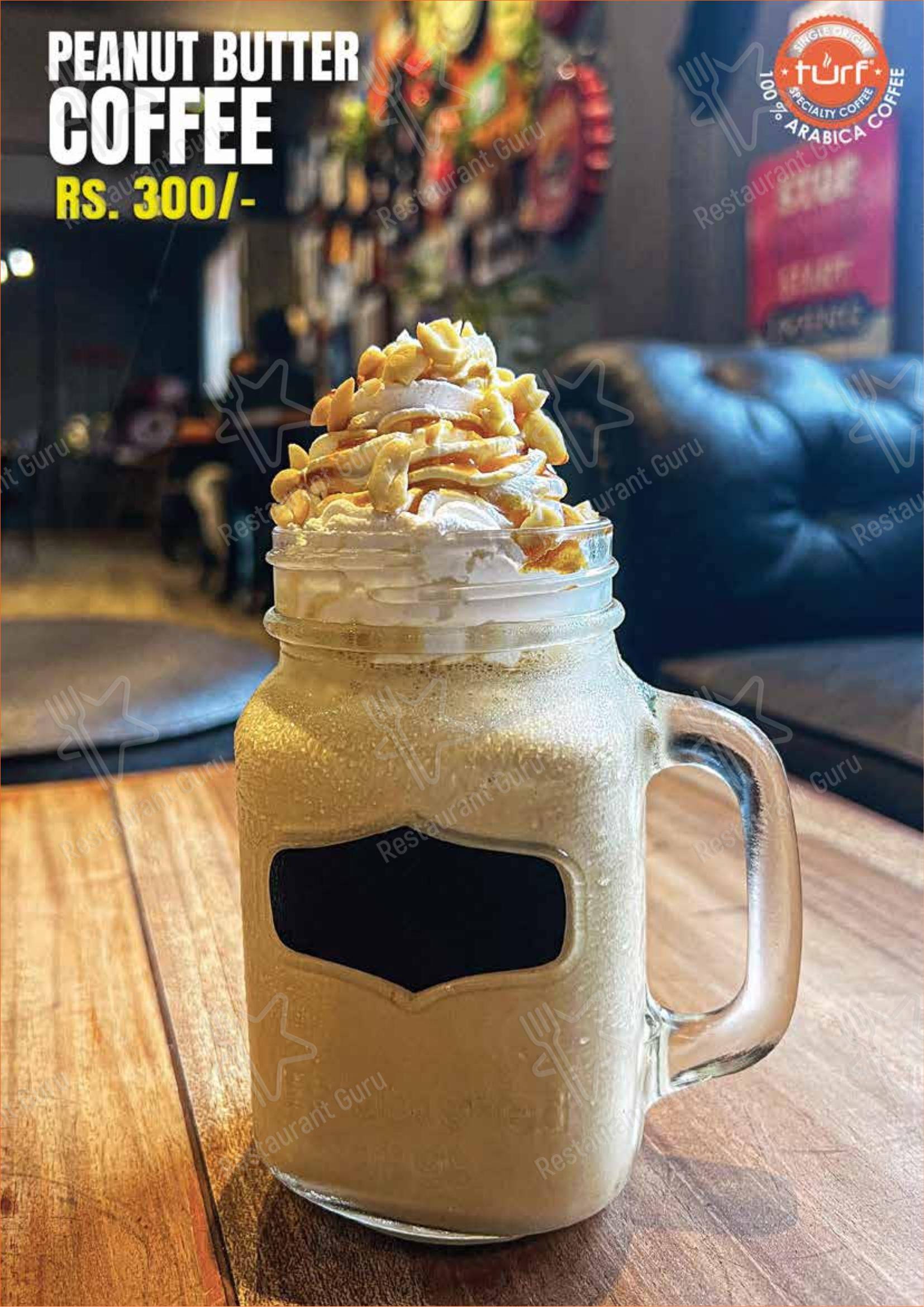 Menu for the Turf Cafe cafe