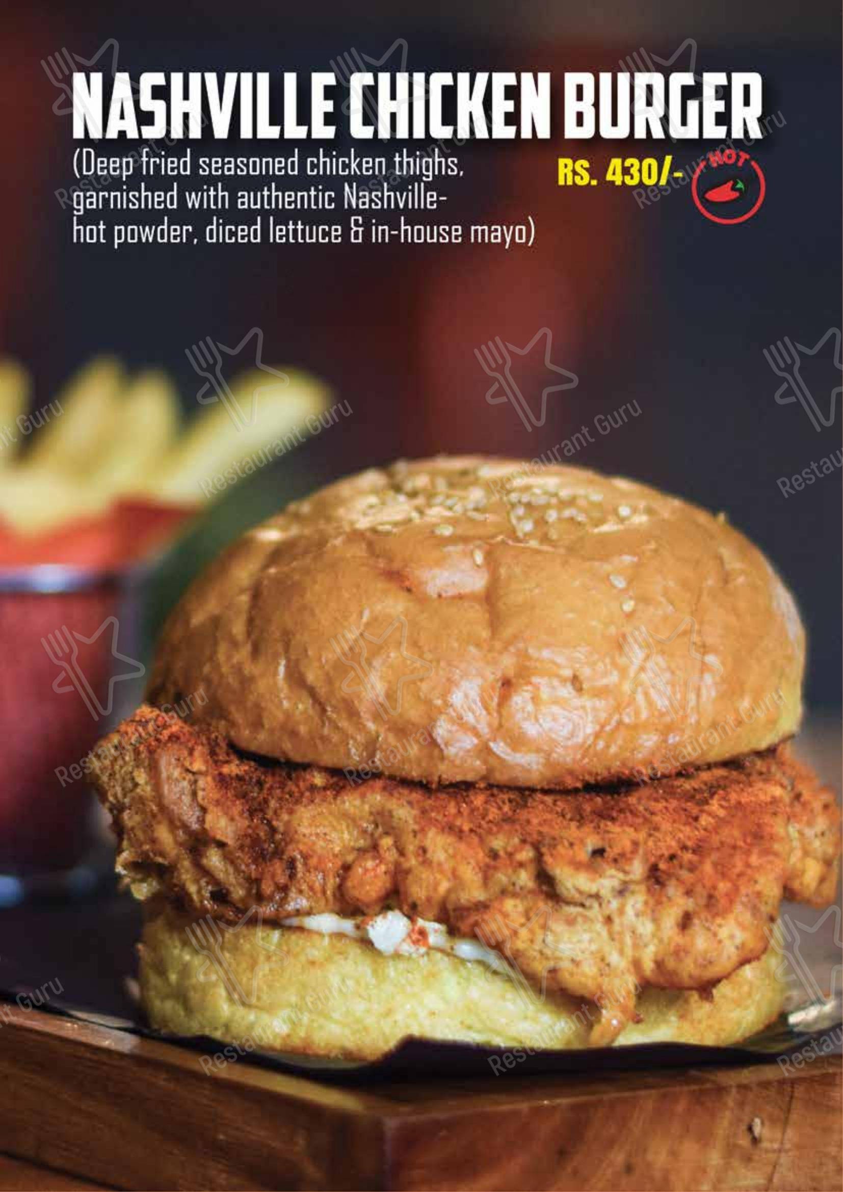 Menu for Turf Cafe in Thiruvananthapuram