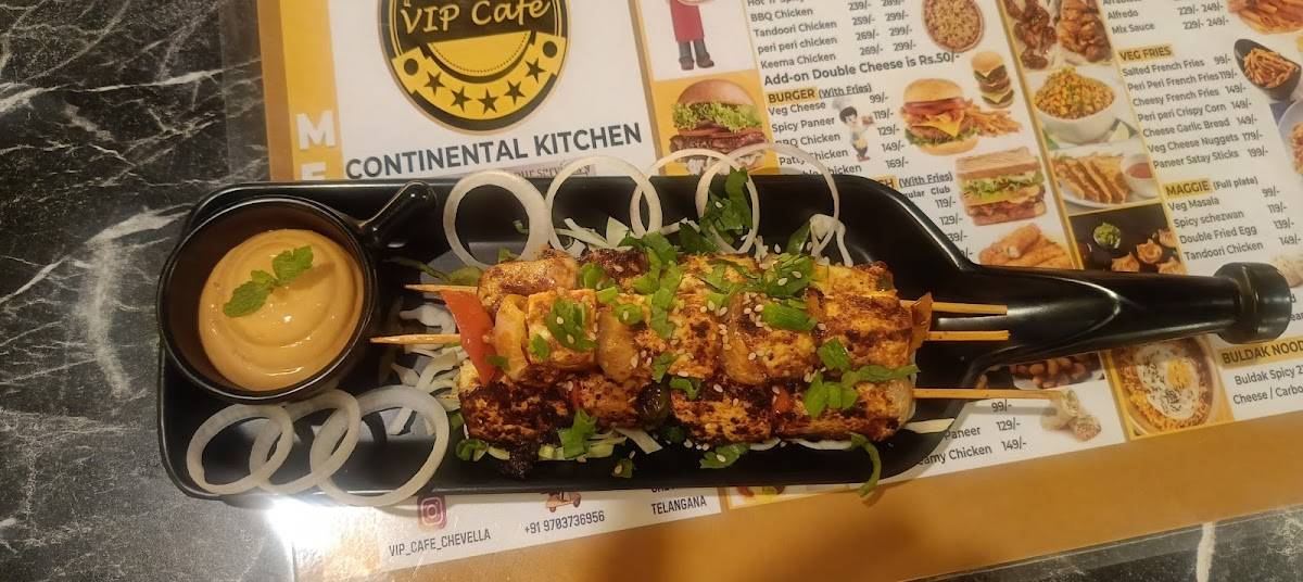 VIP Cafe menu