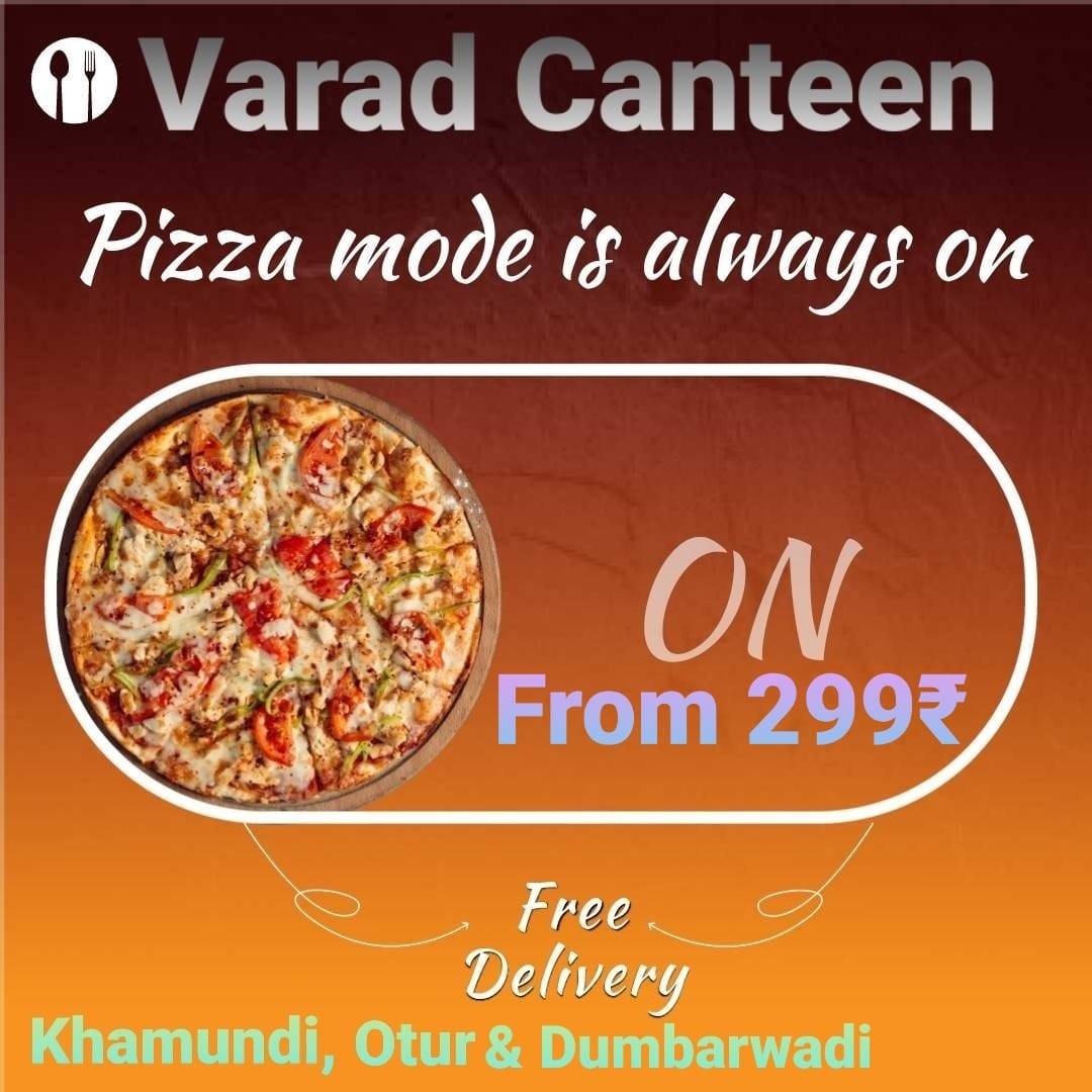 Varad Canteen and Nashta House menu
