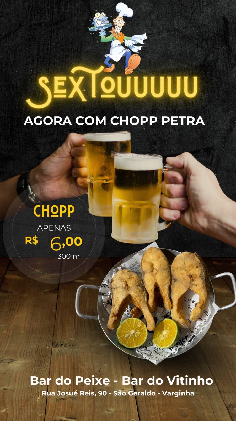 Bar do Peixe - Bar do Vitinho cardápio