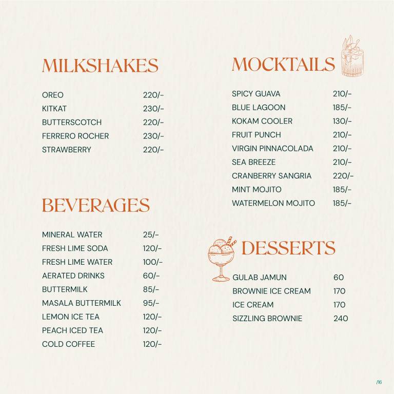 Veg & Co. menu