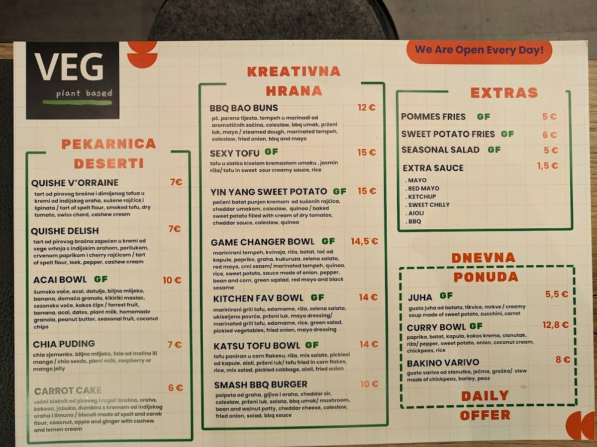Menu di Veg 