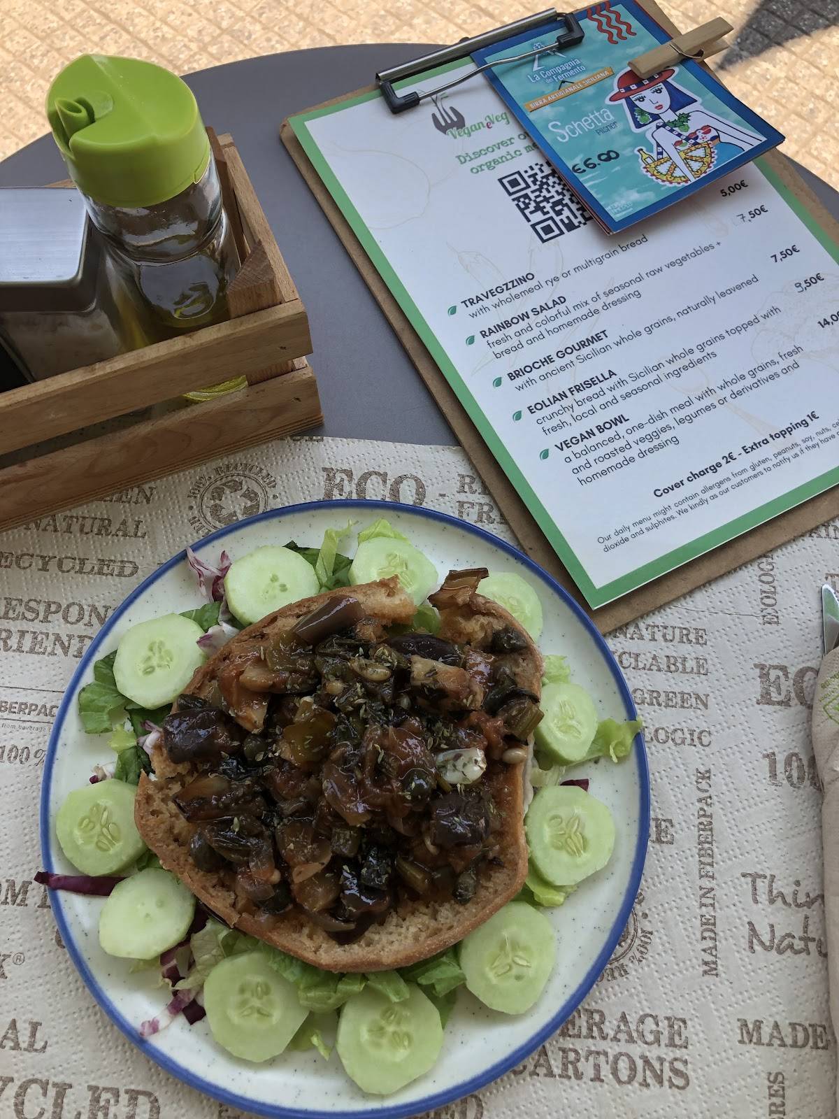Menu di Vegan e Veg 