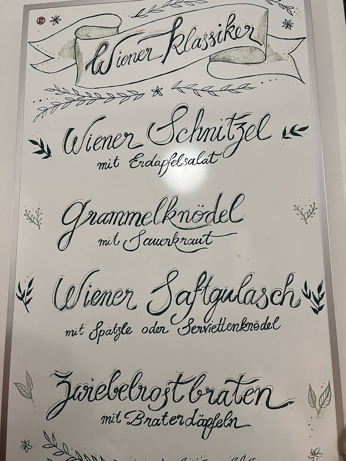 Menu de Velani