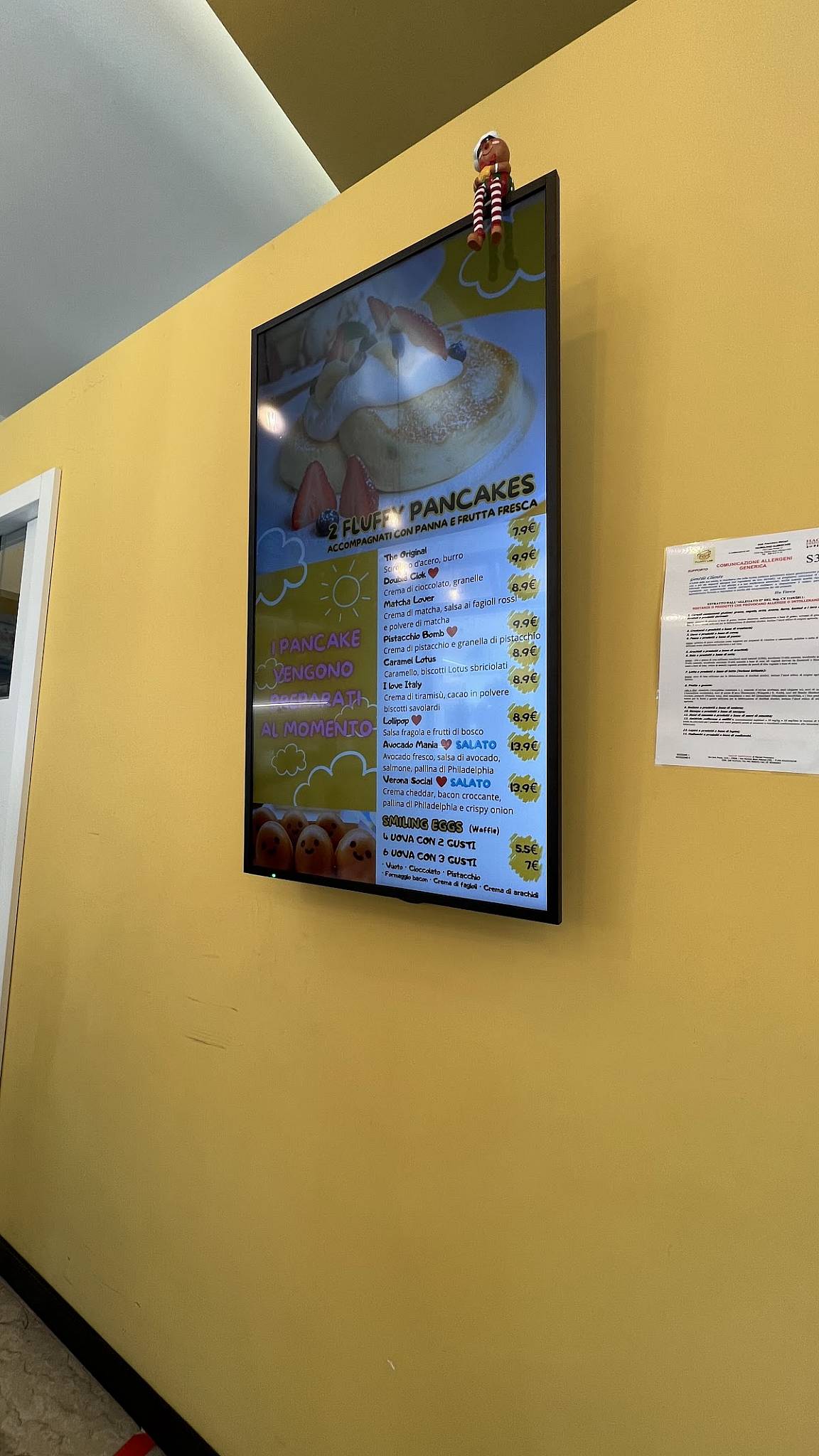 Menu di Fluffy pancake Verona 