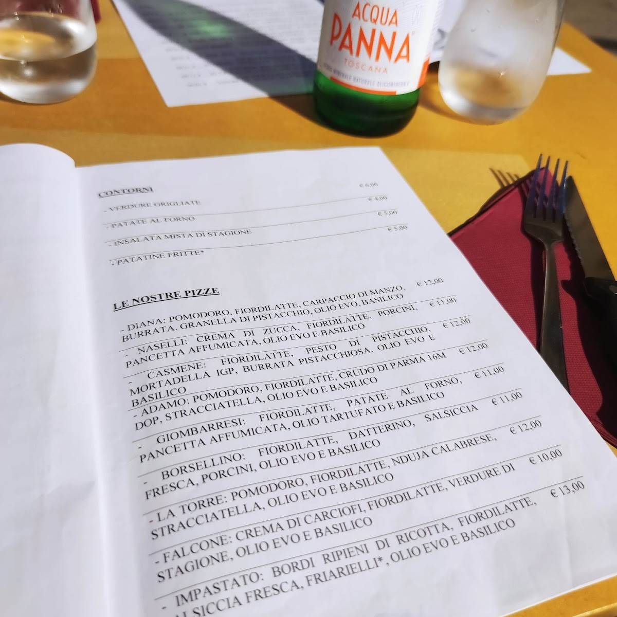 Menu de Vicolotto Cucina Madre