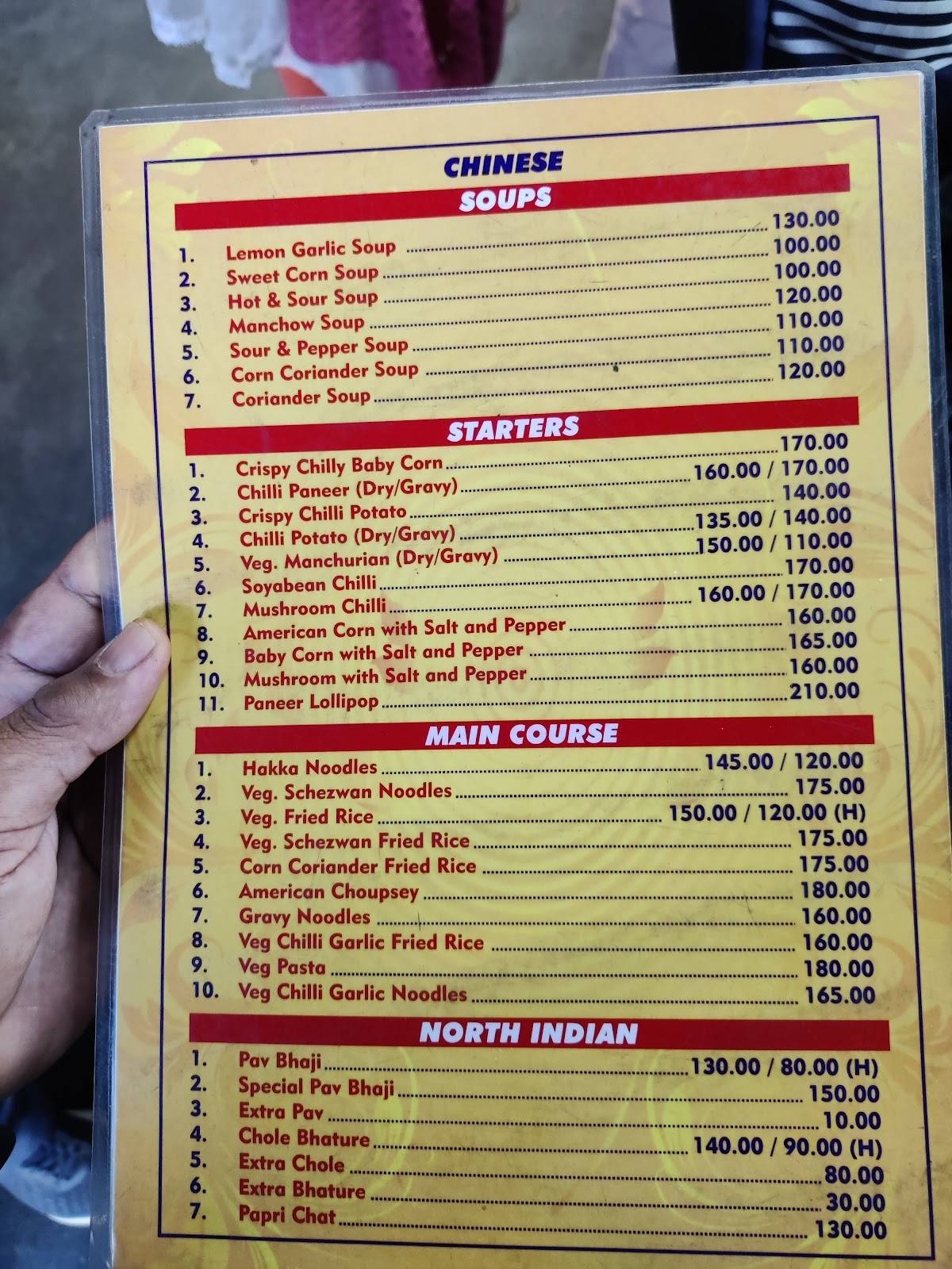 Waikiki menu