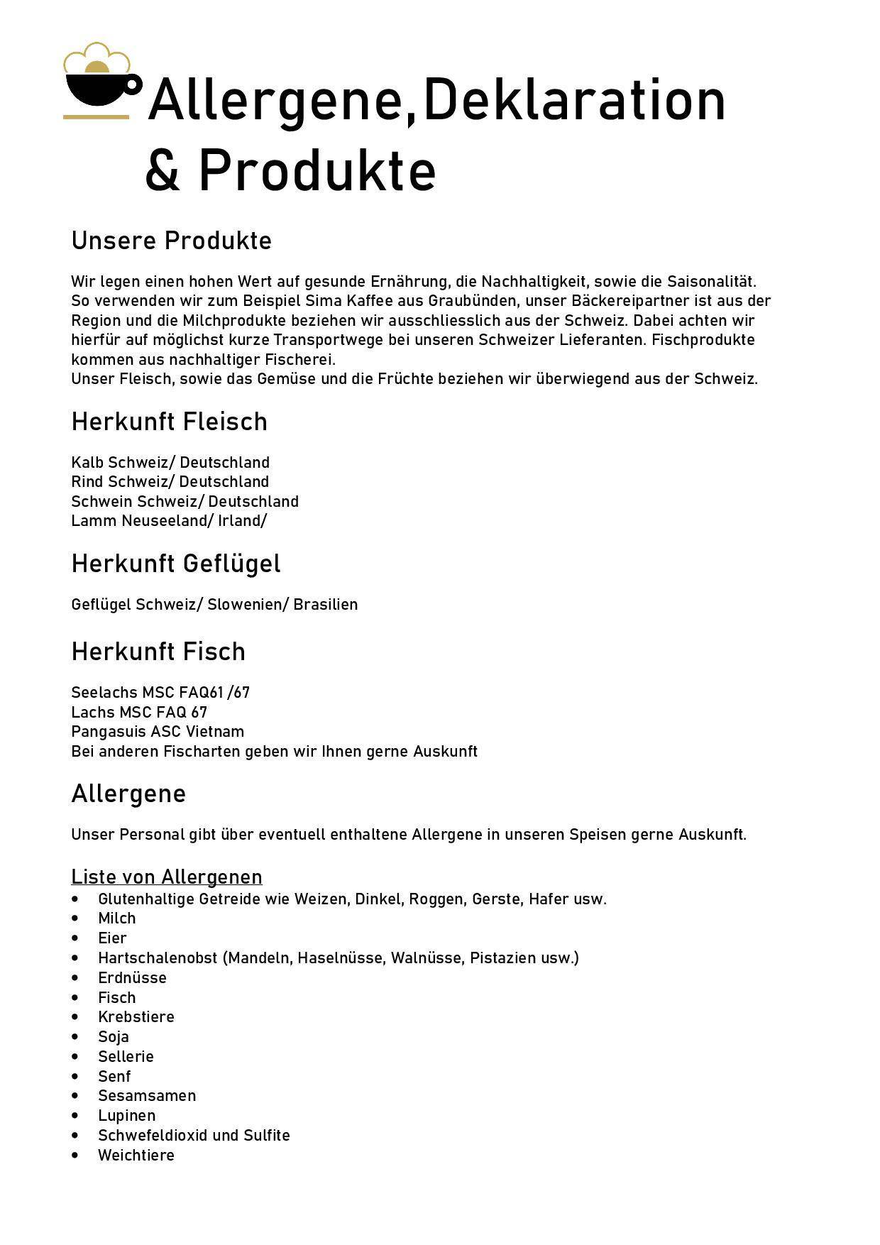 Menu di Café des Fleurs, öffentliches Restaurant und Café 