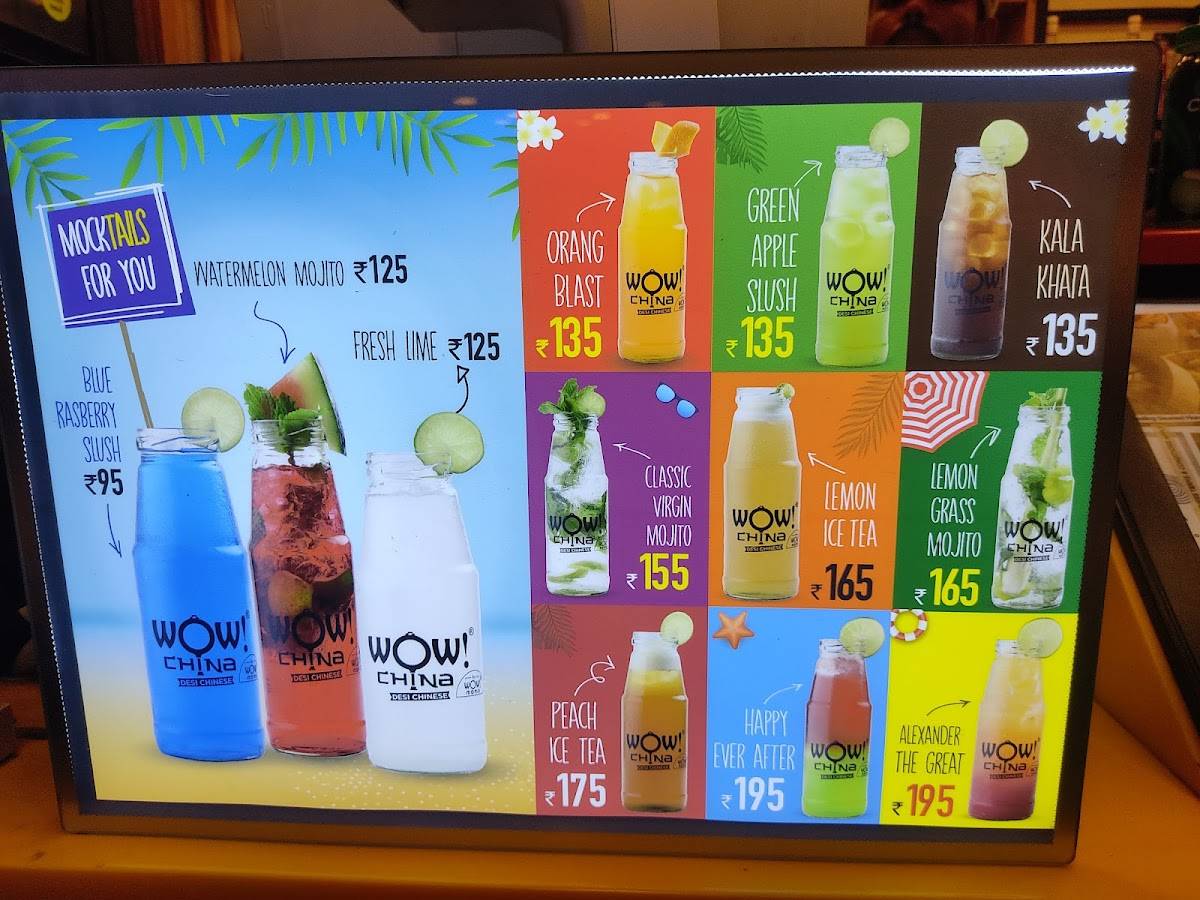 Wow! Momo menu