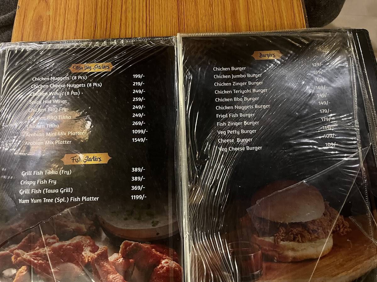 YUM YUM TREE Arabian Food Court MADHAPUR menu