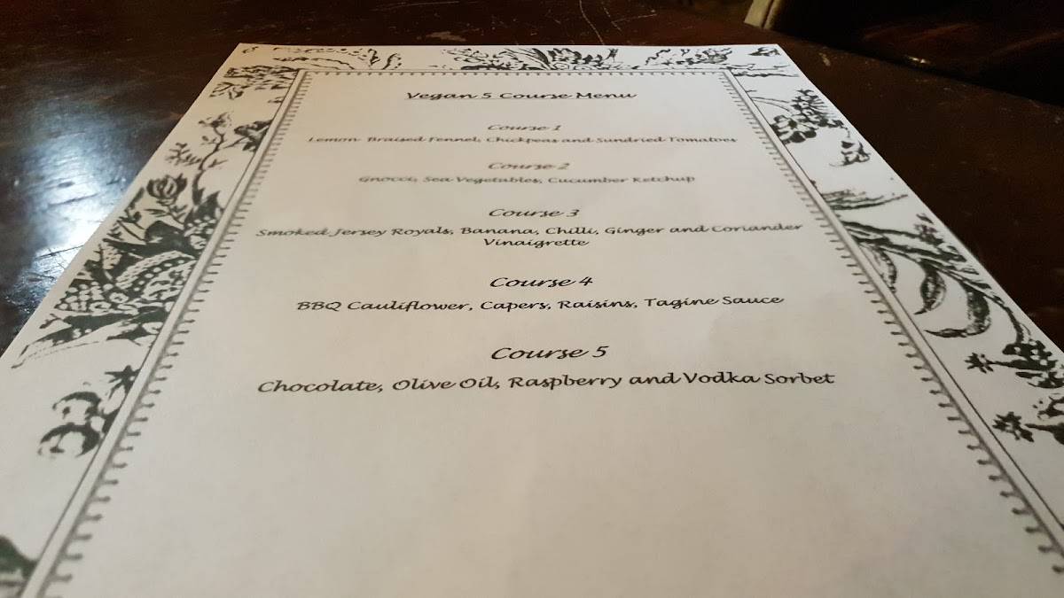 Menu at Ye Olde Mustard Pot pub & bar, Sheffield, Midhope Hall Ln