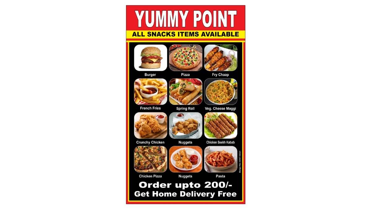 Yummy Point menu