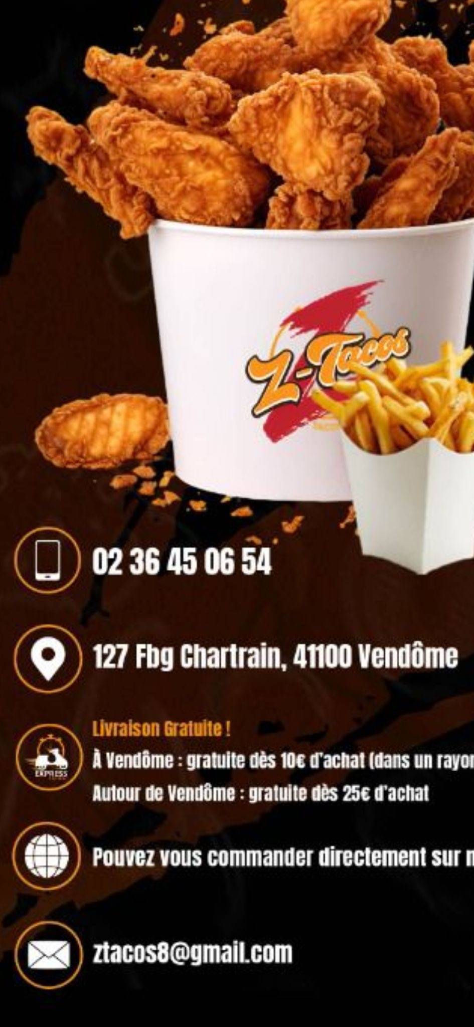 Menu de Z TACOS