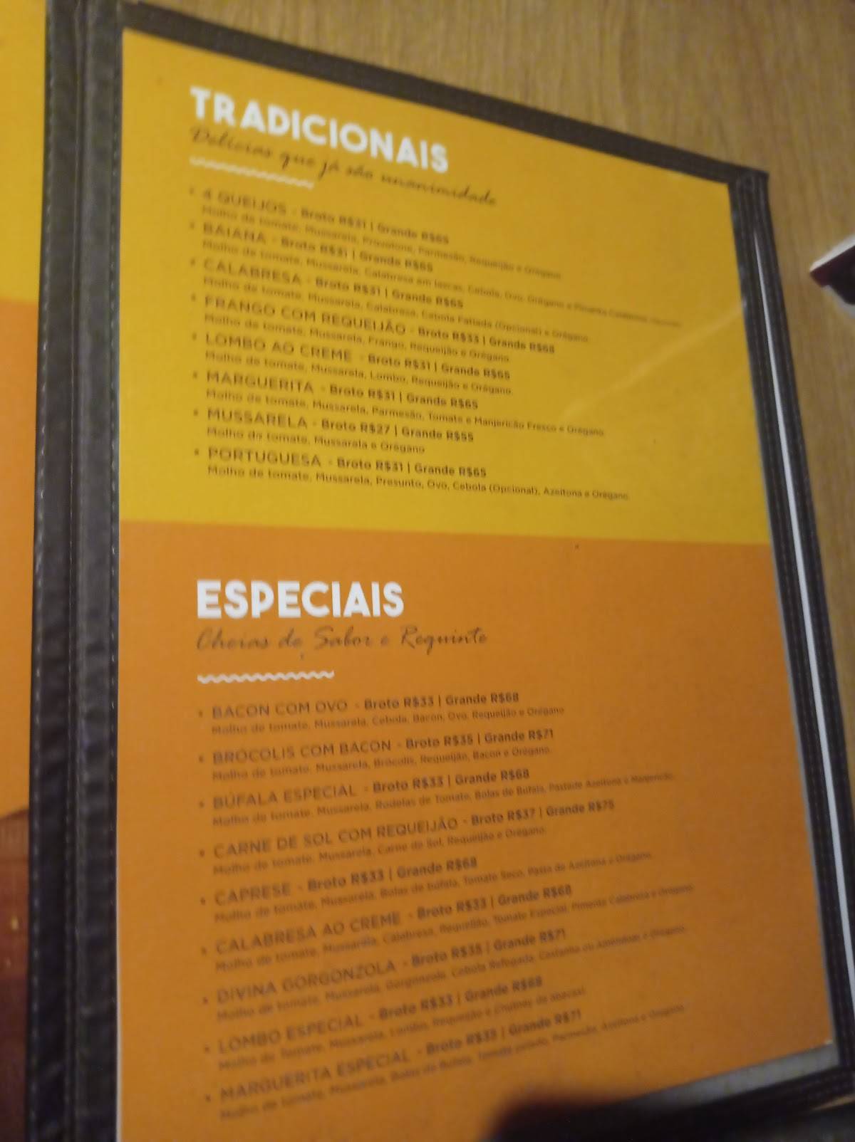 Zapi Zen cardápio
