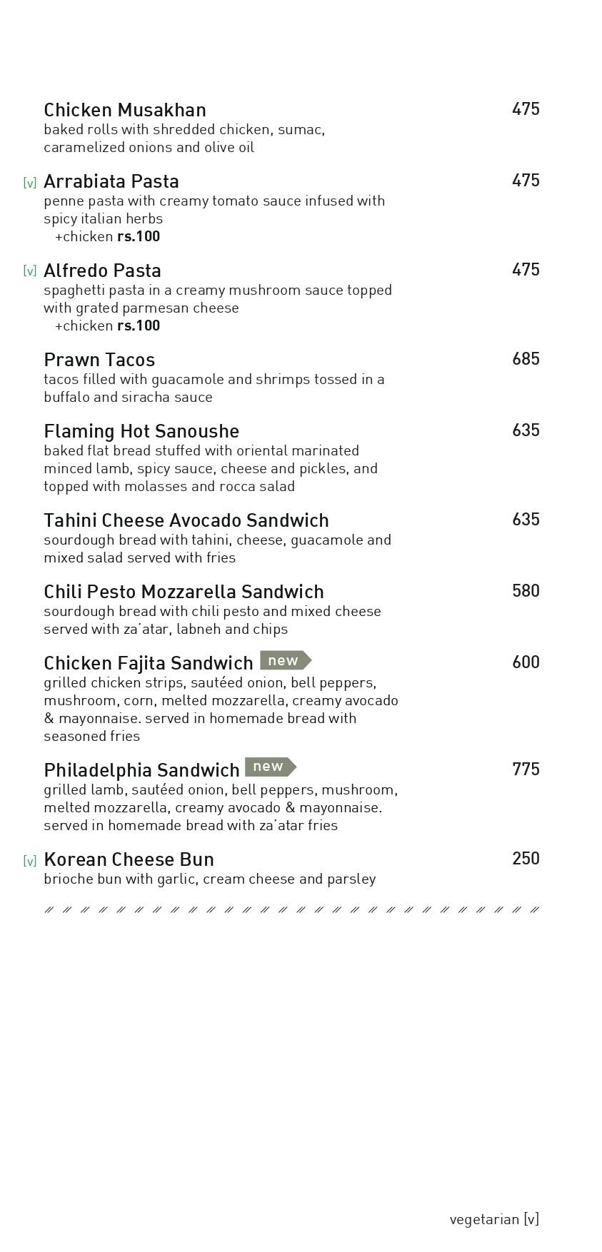 Zima menu