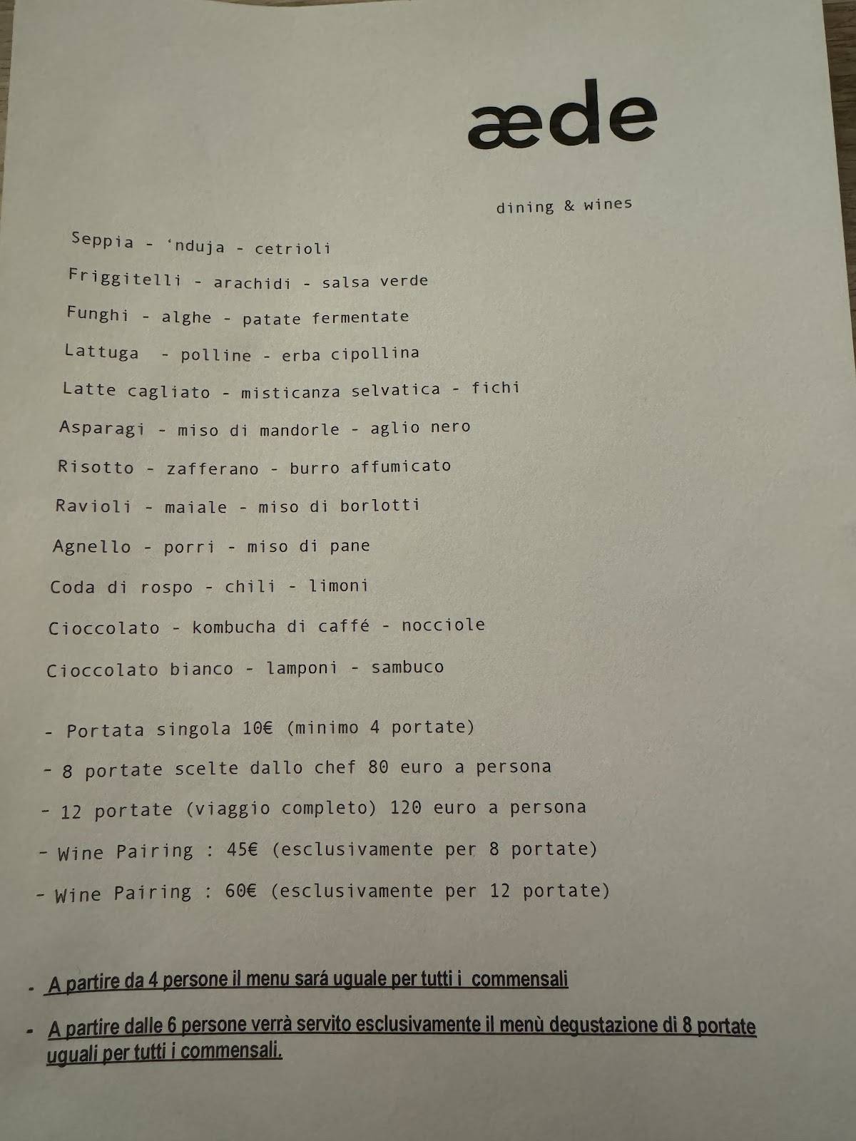 Menu di æde 